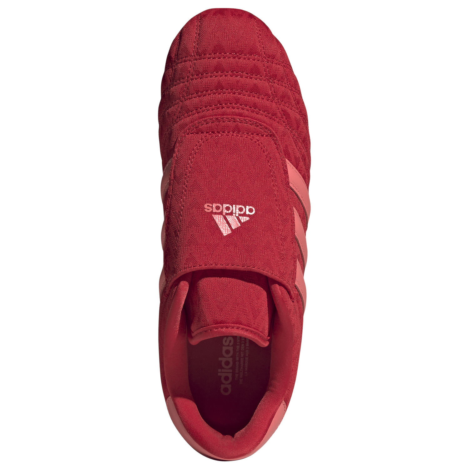 adidas Taekwondo Slip - Women's - Off White/Better Scarlet/Semi Flash Red