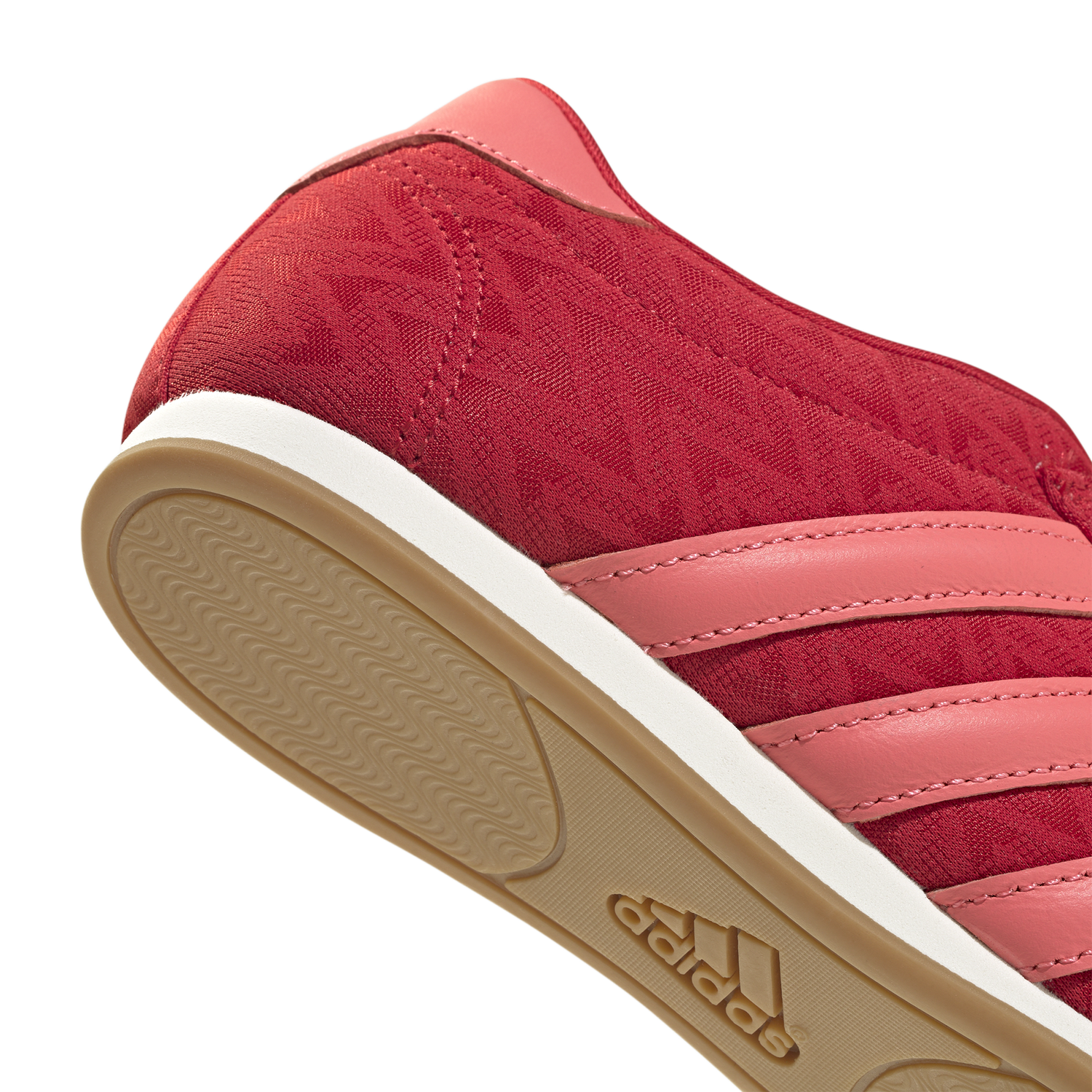 adidas Taekwondo Slip - Women's - Off White/Better Scarlet/Semi Flash Red