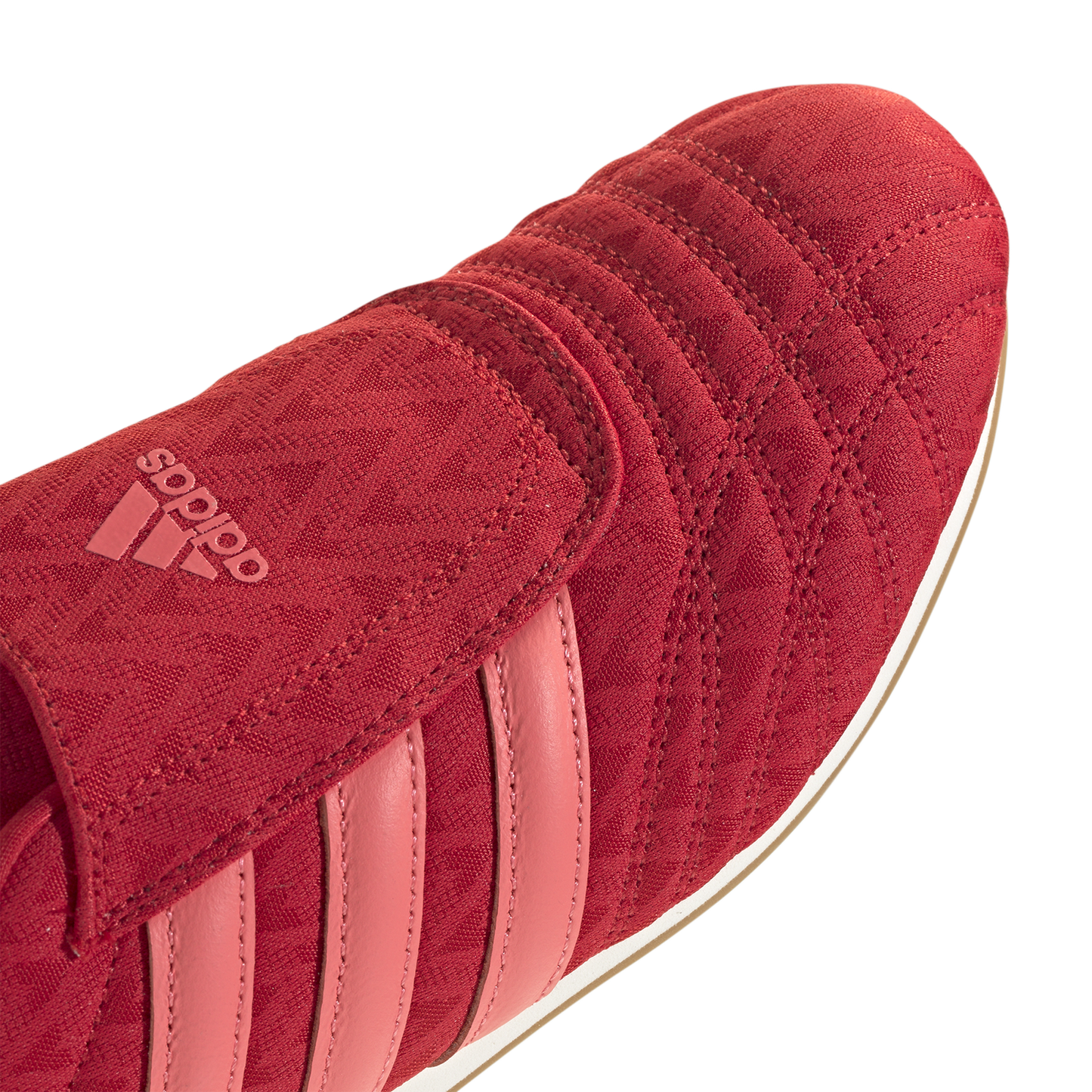 adidas Taekwondo Slip - Women's - Off White/Better Scarlet/Semi Flash Red