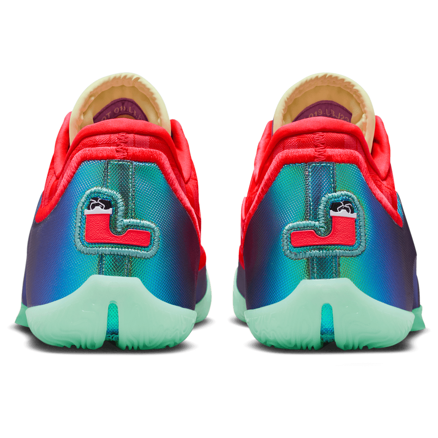 Nike Lebron XXIII Xmas - Men's - Bright Crimson/Multi/Dusty Amethyst