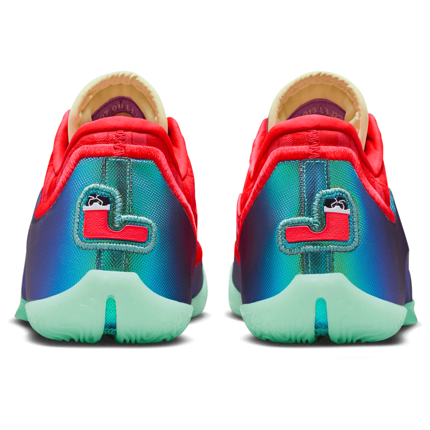 Nike Lebron XXIII Xmas - Men's - Bright Crimson/Multi/Dusty Amethyst