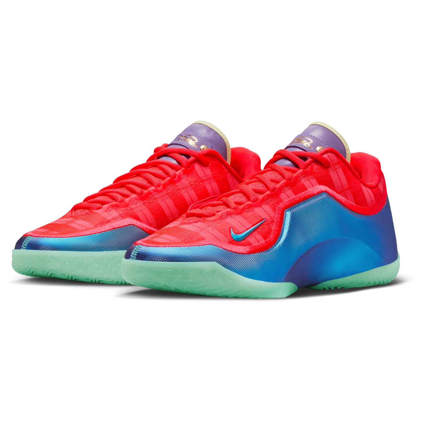 Nike Lebron XXIII Xmas - Men's - Bright Crimson/Multi/Dusty Amethyst