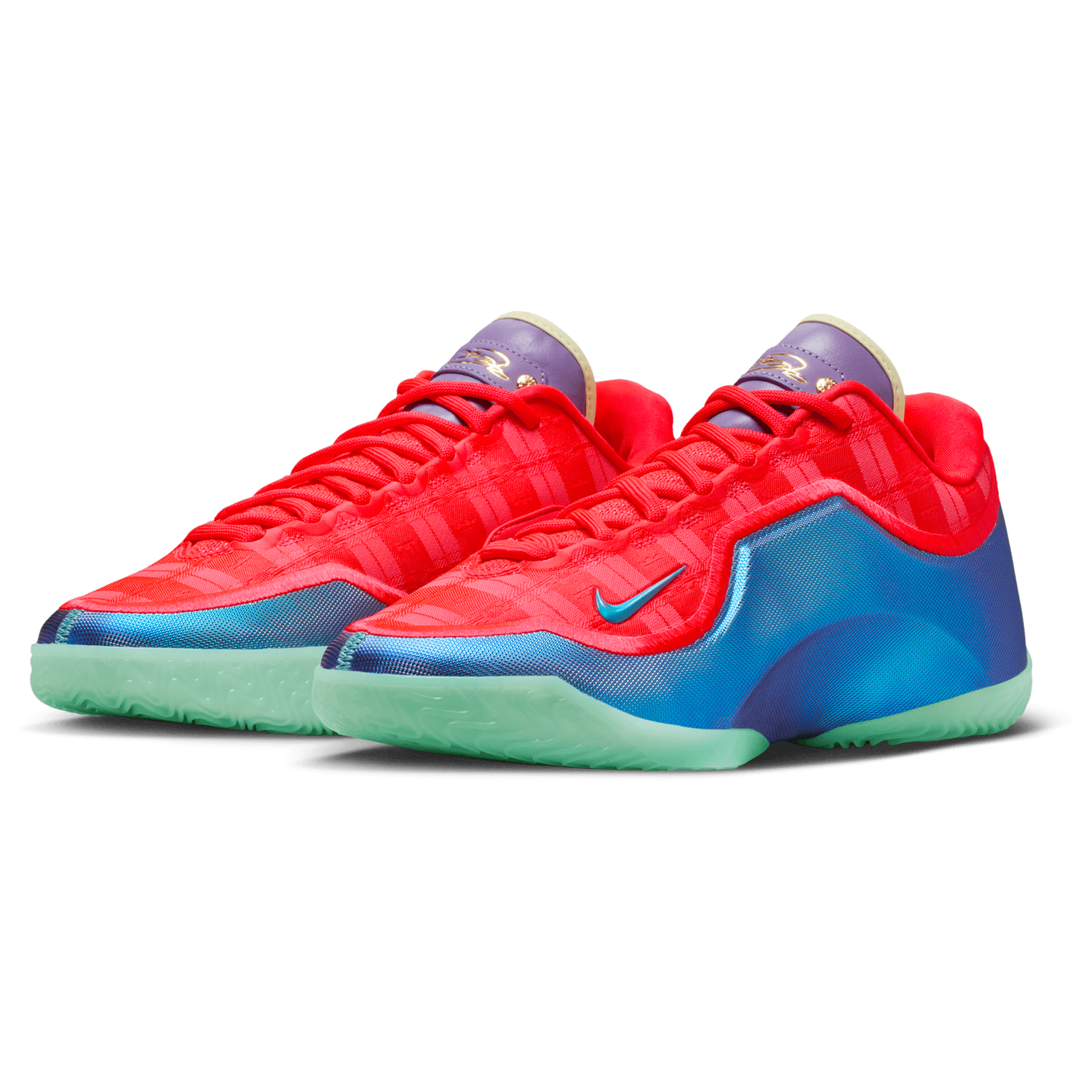 Nike Lebron XXIII Xmas - Men's - Bright Crimson/Multi/Dusty Amethyst