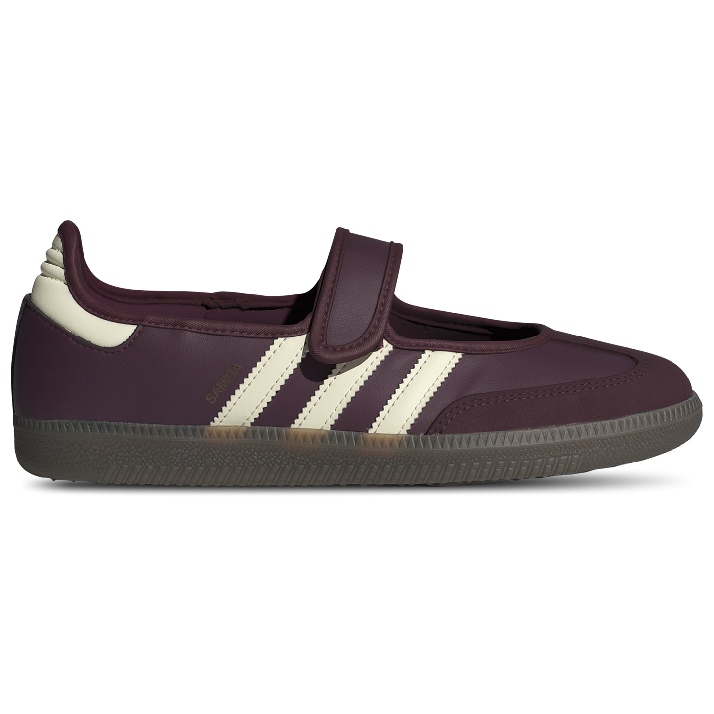 adidas Originals Samba Jane - Women's - Cream White/Gold Metallic/Maroon