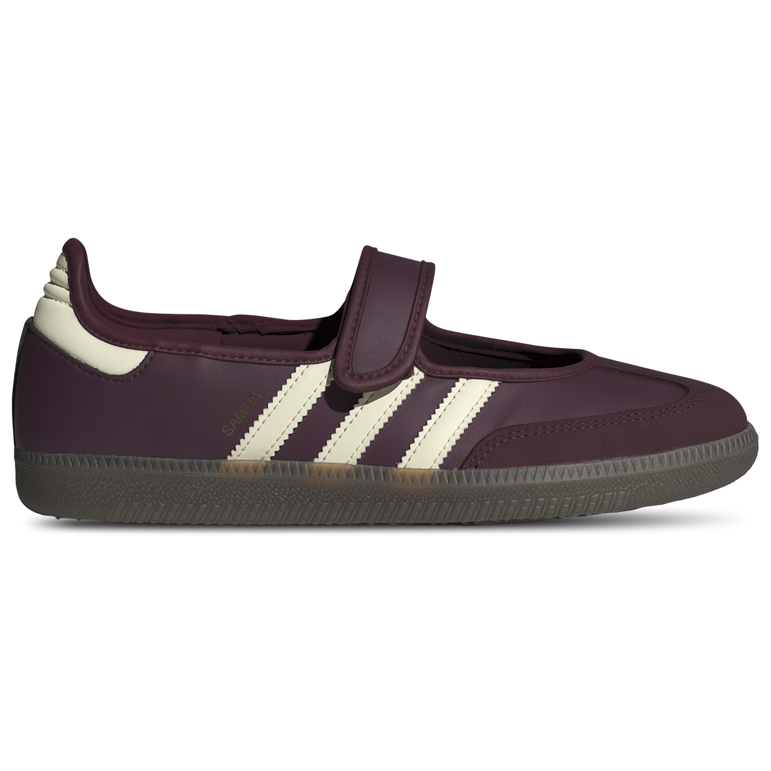 adidas Originals Samba Jane - Women's - Cream White/Gold Metallic/Maroon