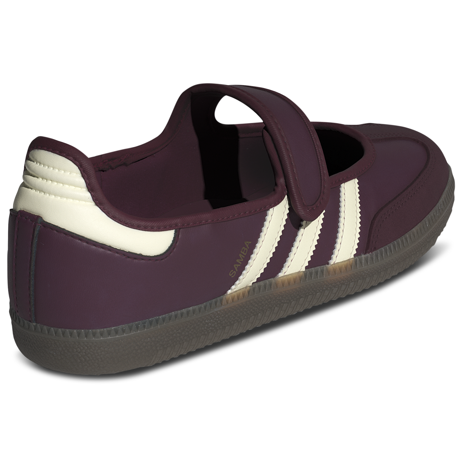 adidas Originals Samba Jane - Women's - Cream White/Gold Metallic/Maroon