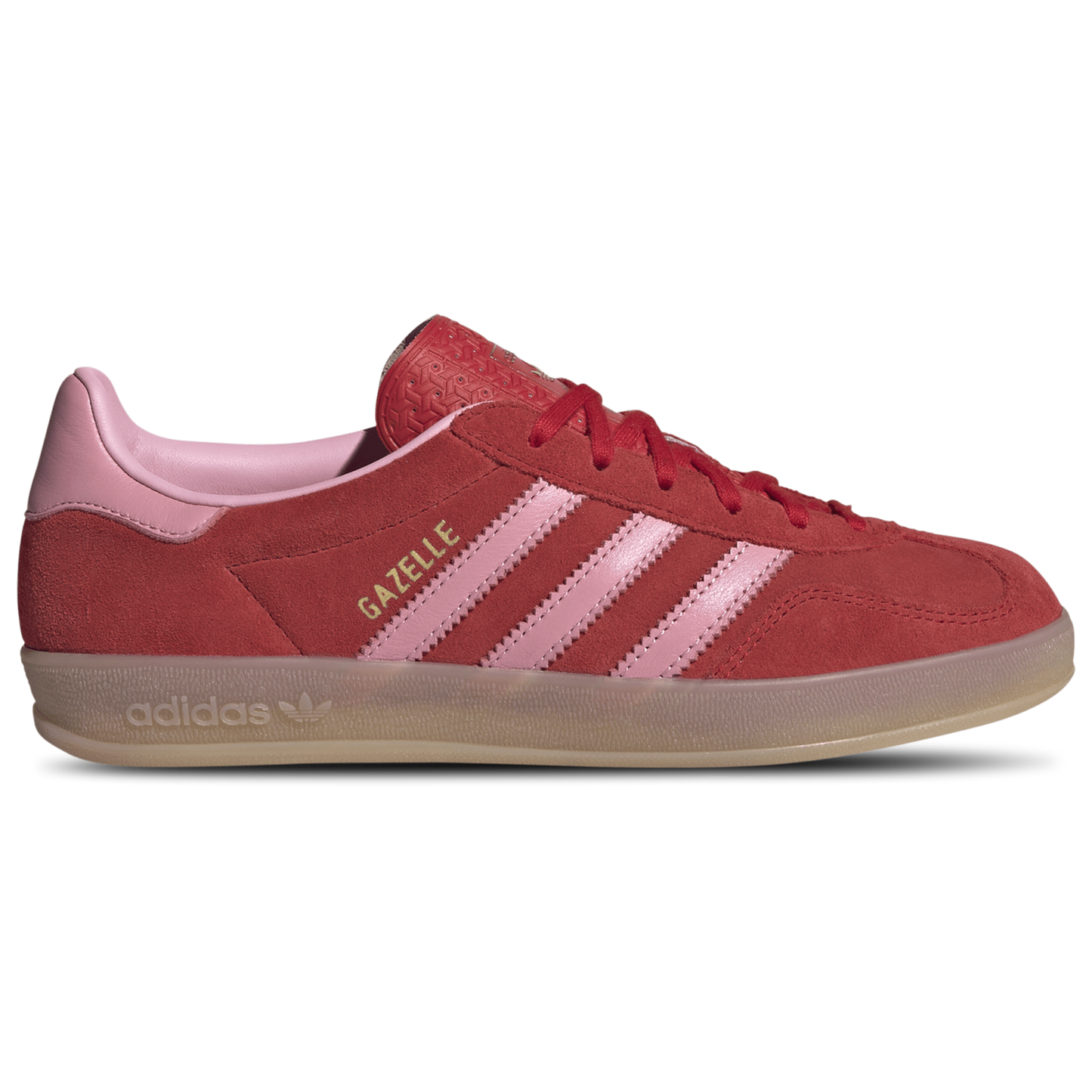 adidas Originals Gazelle Indoor - Women's - Gum/Better Scarlet/Light Pink