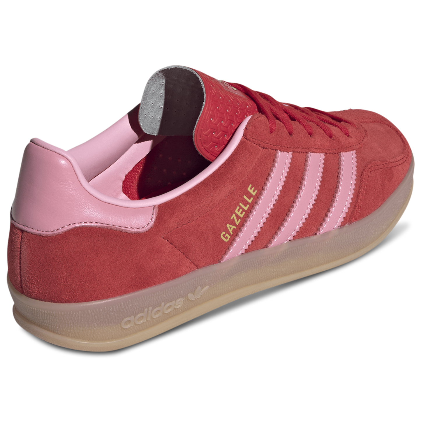 adidas Originals Gazelle Indoor - Women's - Gum/Better Scarlet/Light Pink