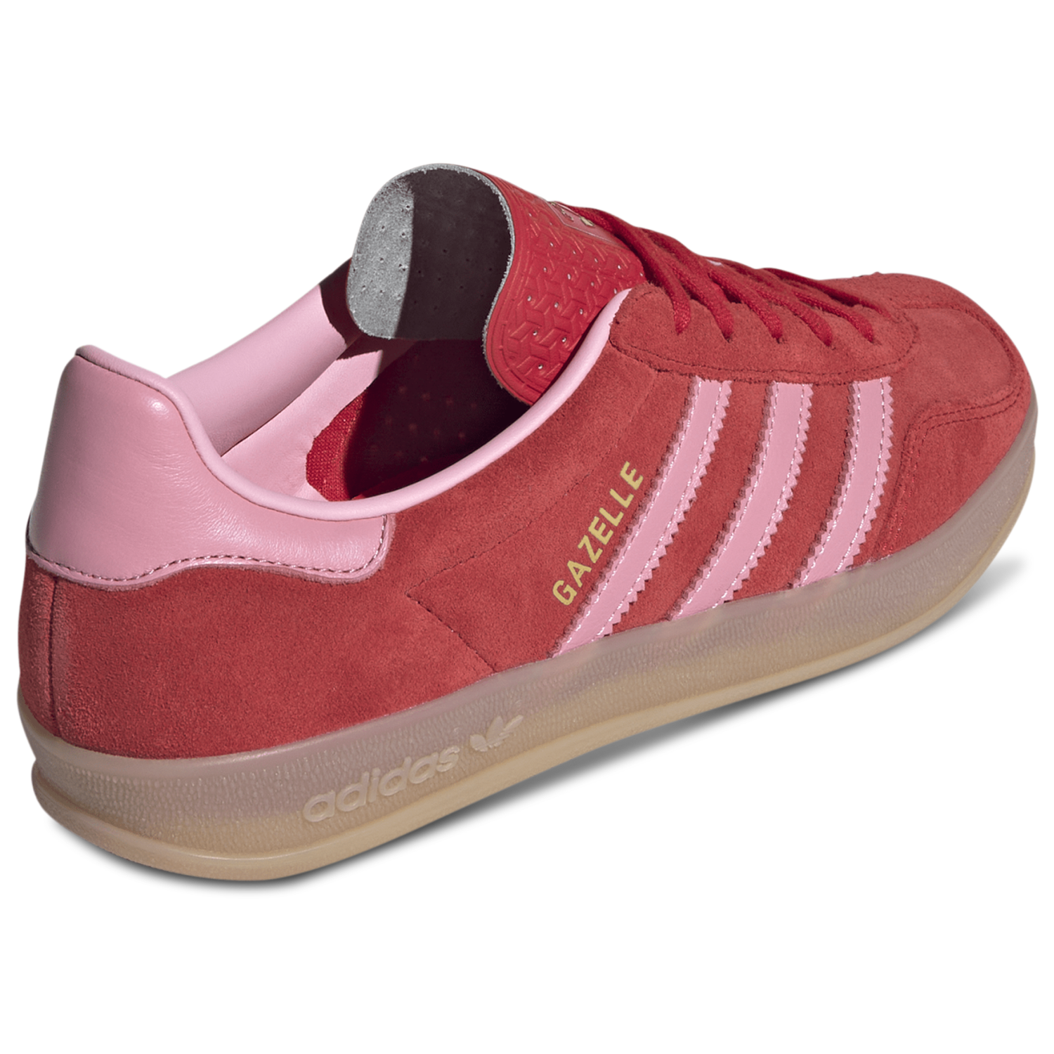 adidas Originals Gazelle Indoor - Women's - Gum/Better Scarlet/Light Pink