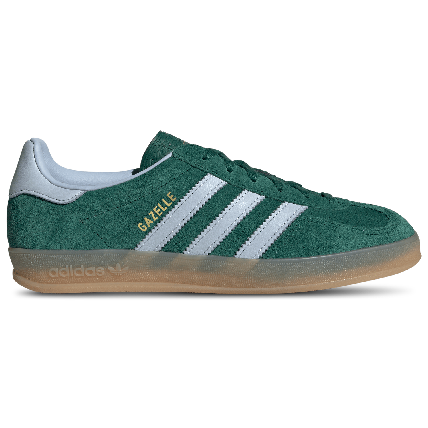adidas Originals Gazelle Indoor - Women's - Collegiate Green/Crystal Sky/Gum