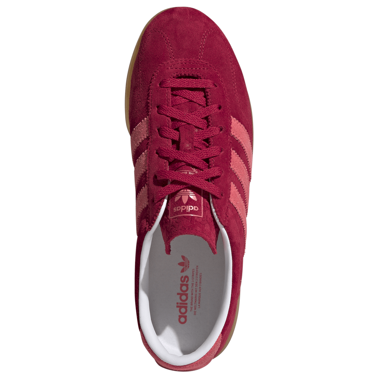 adidas Originals Gazelle Low Pro - Women's - Gum/Team Victory Red/Gum