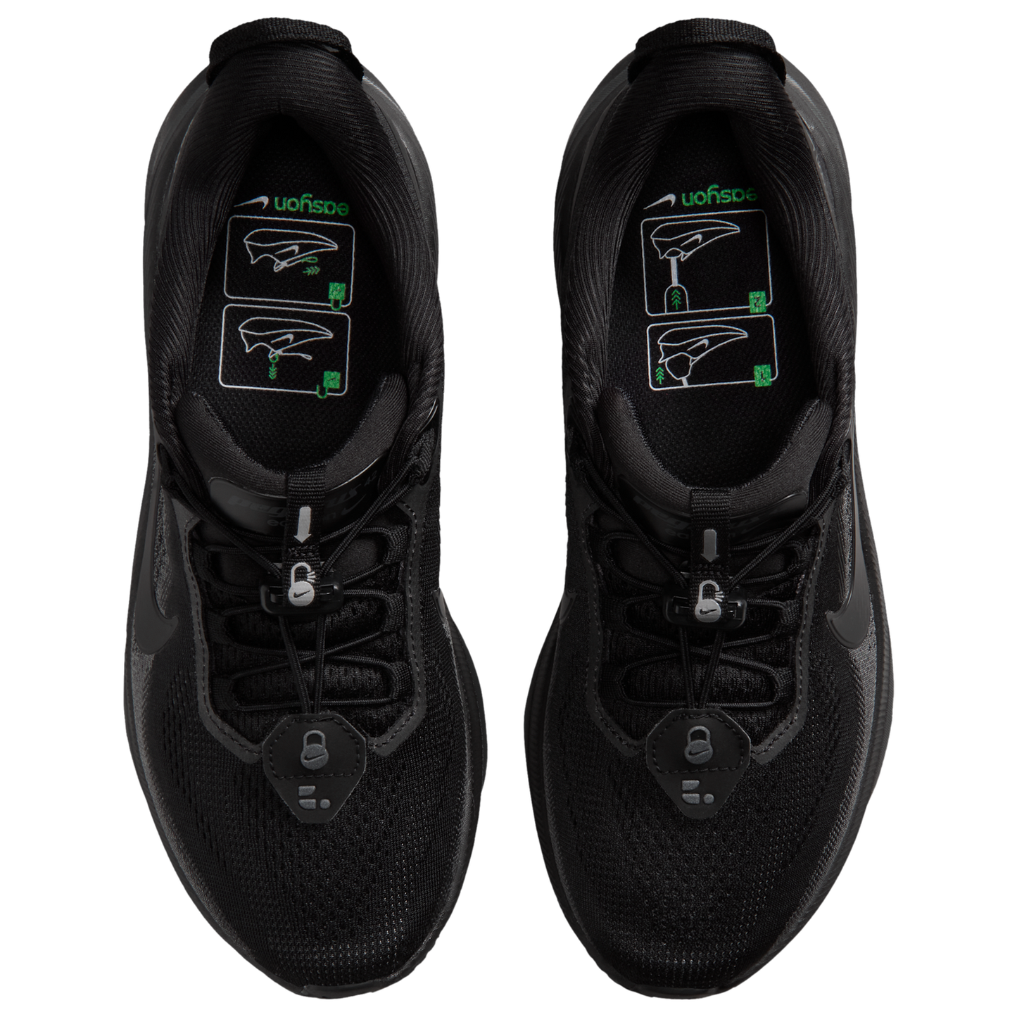Nike Pegasus 42 Easyon - Women's - Black/Black/Anthracite