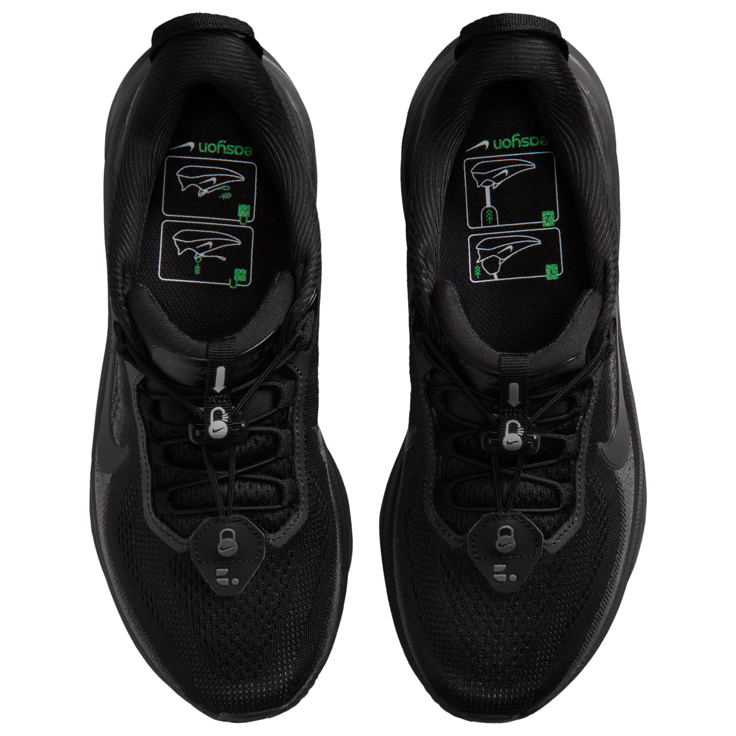 Nike Pegasus 42 Easyon - Women's - Black/Black/Anthracite