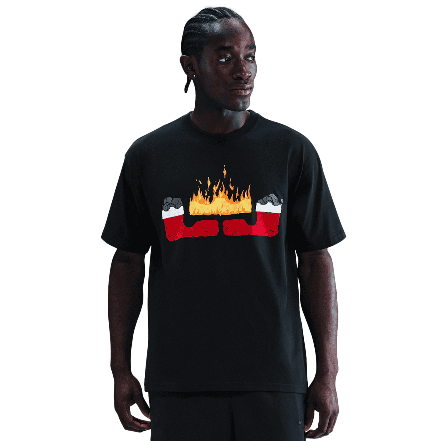 Nike Lebron M90 T-Shirt - Men's - Black/Multi