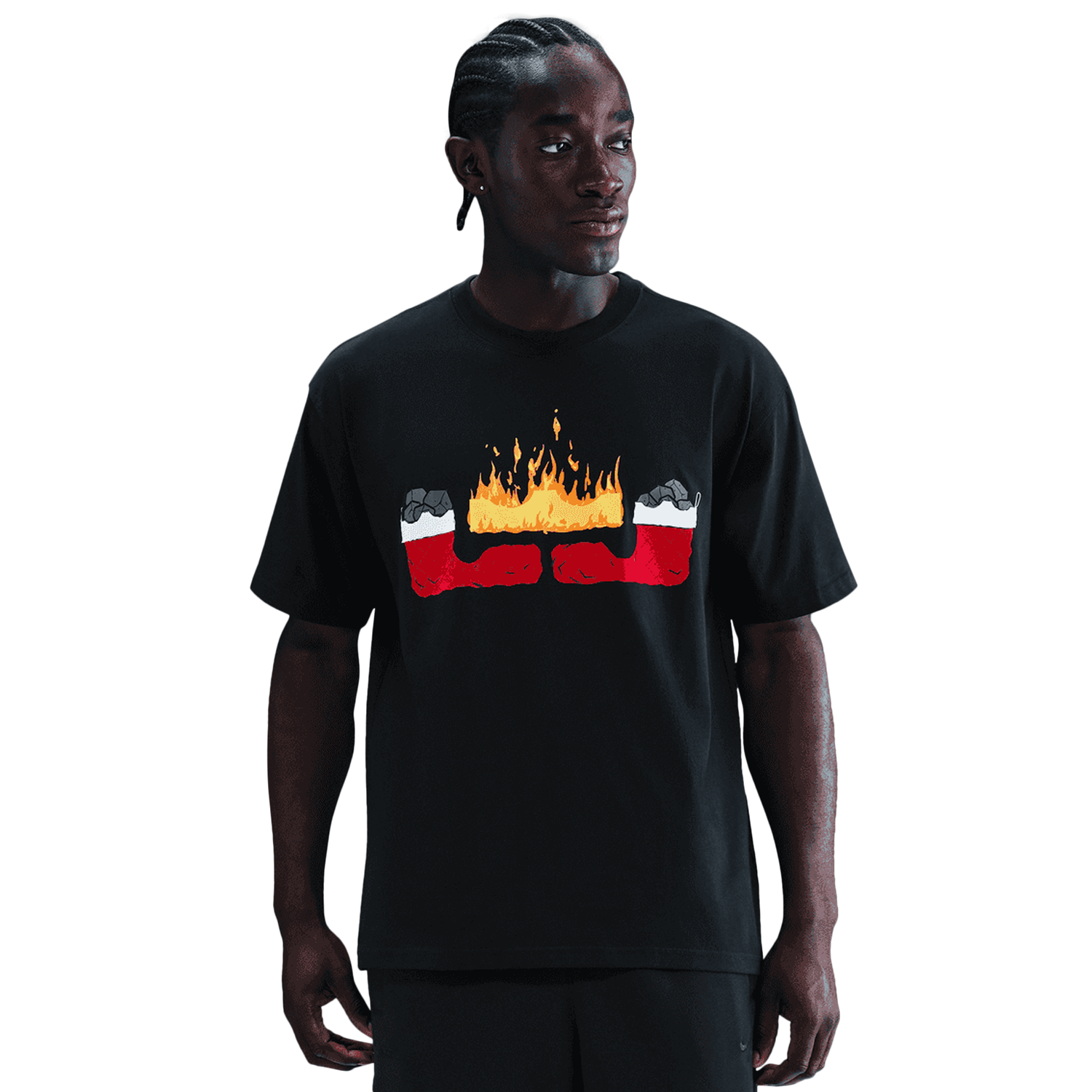 Nike Lebron M90 T-Shirt - Men's - Black/Multi