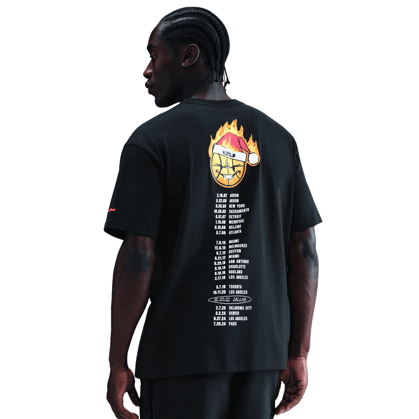 Nike Lebron M90 T-Shirt - Men's - Black/Multi