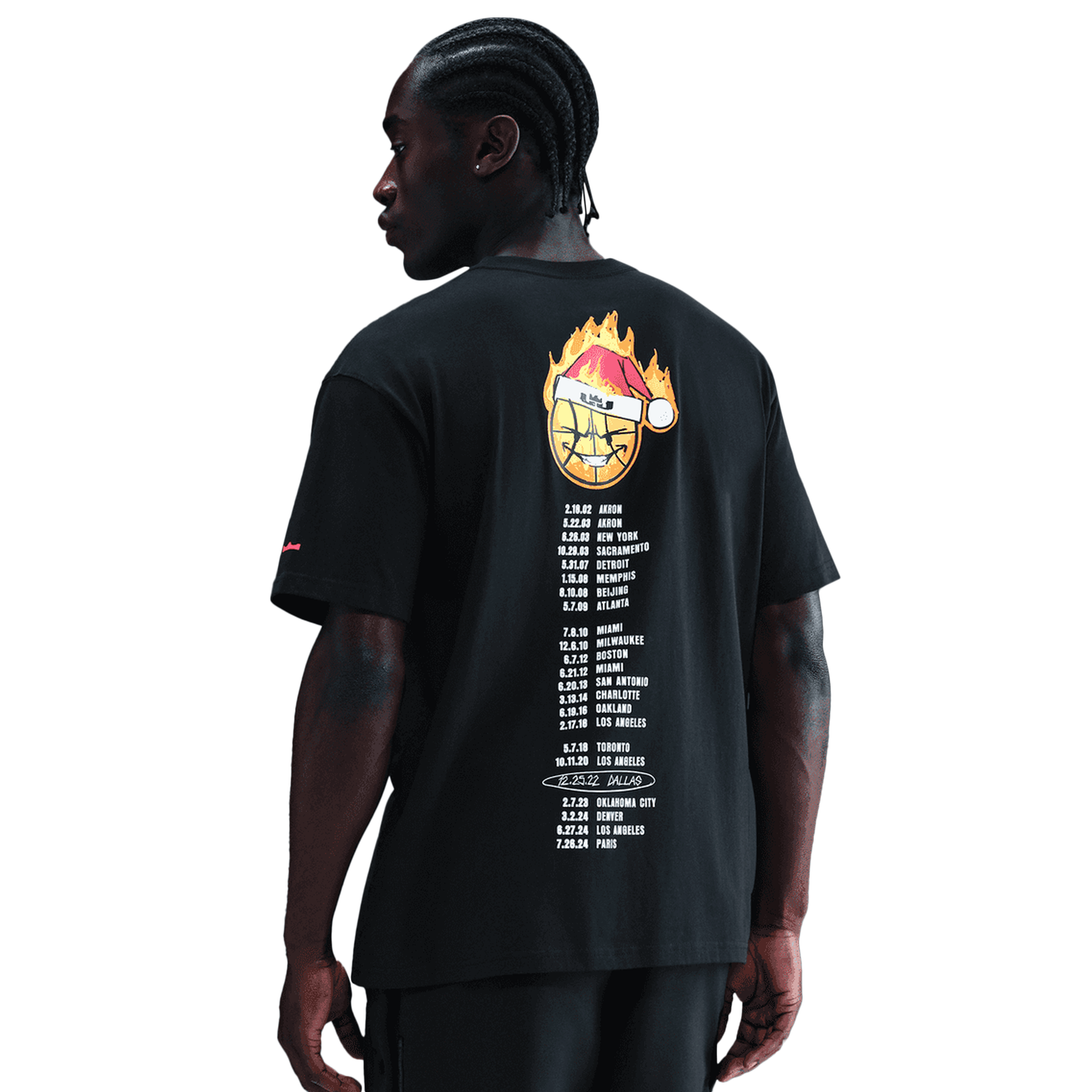 Nike Lebron M90 T-Shirt - Men's - Black/Multi