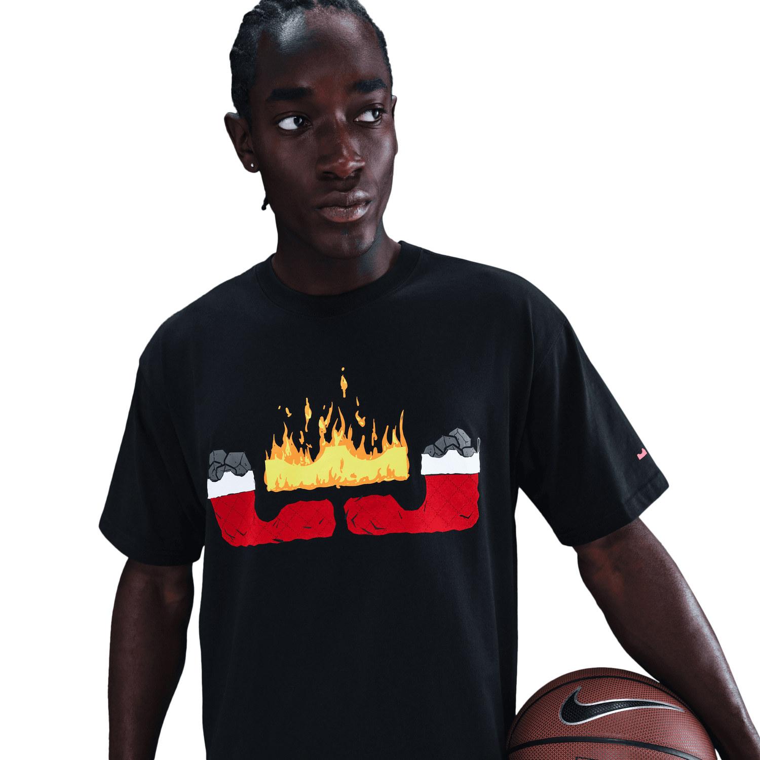 Nike Lebron M90 T-Shirt - Men's - Black/Multi