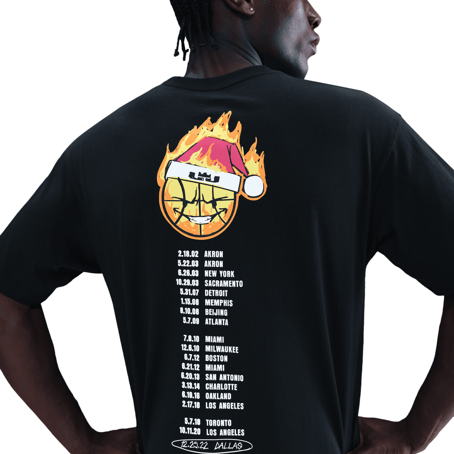 Nike Lebron M90 T-Shirt - Men's - Black/Multi