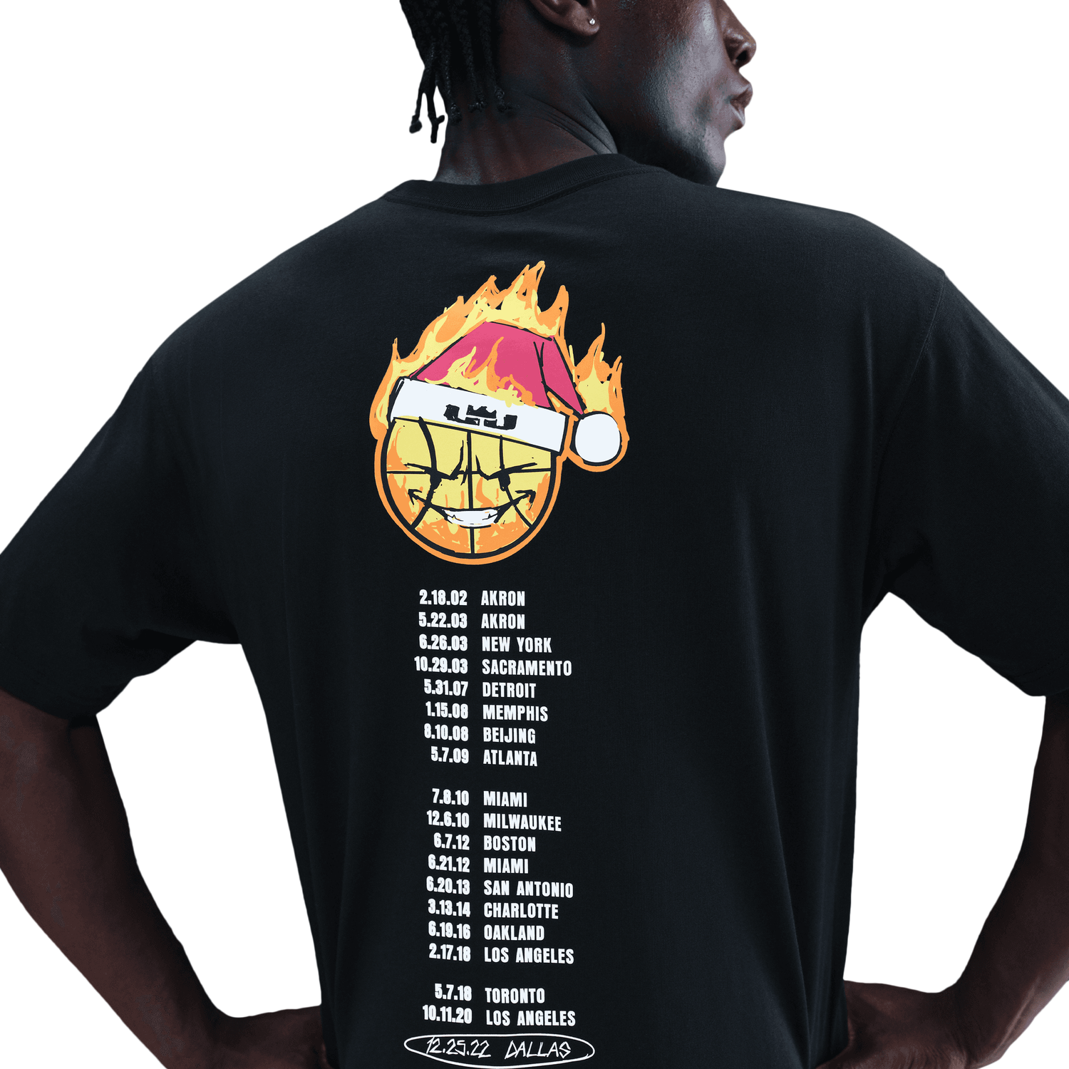 Nike Lebron M90 T-Shirt - Men's - Black/Multi