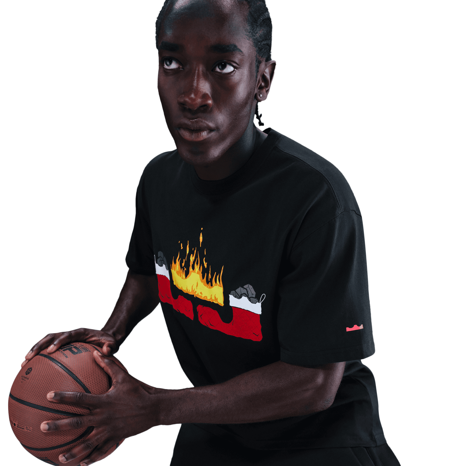 Nike Lebron M90 T-Shirt - Men's - Black/Multi
