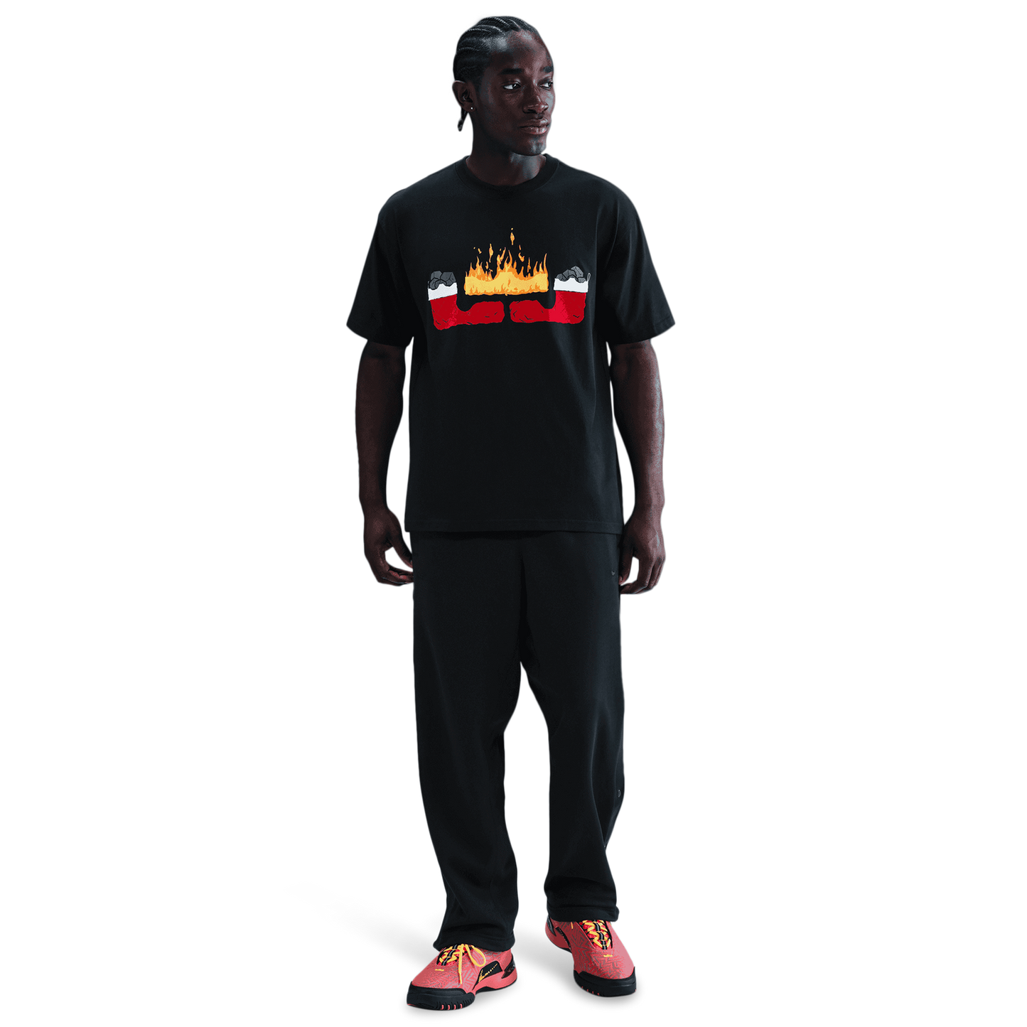 Nike Lebron M90 T-Shirt - Men's - Black/Multi