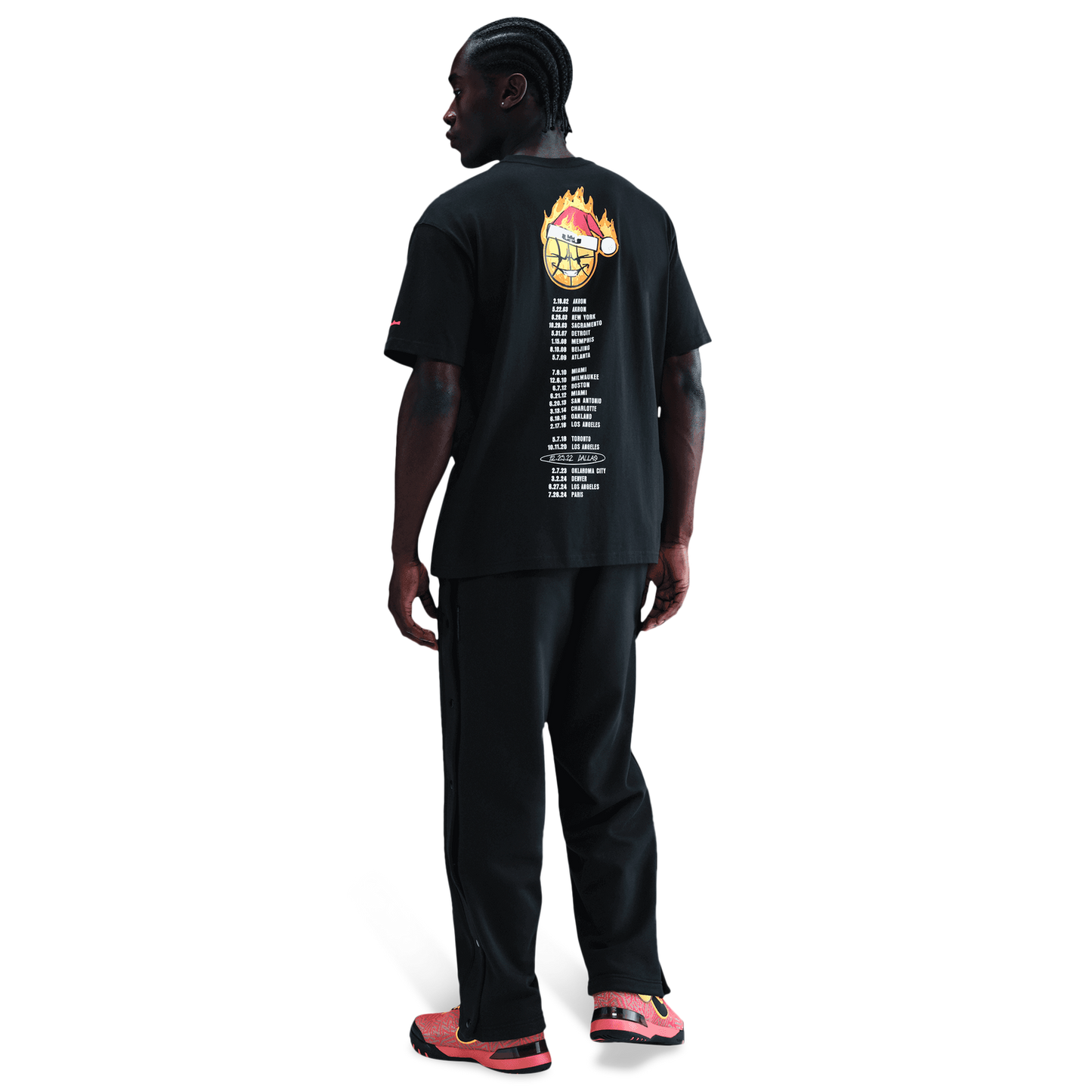 Nike Lebron M90 T-Shirt - Men's - Black/Multi