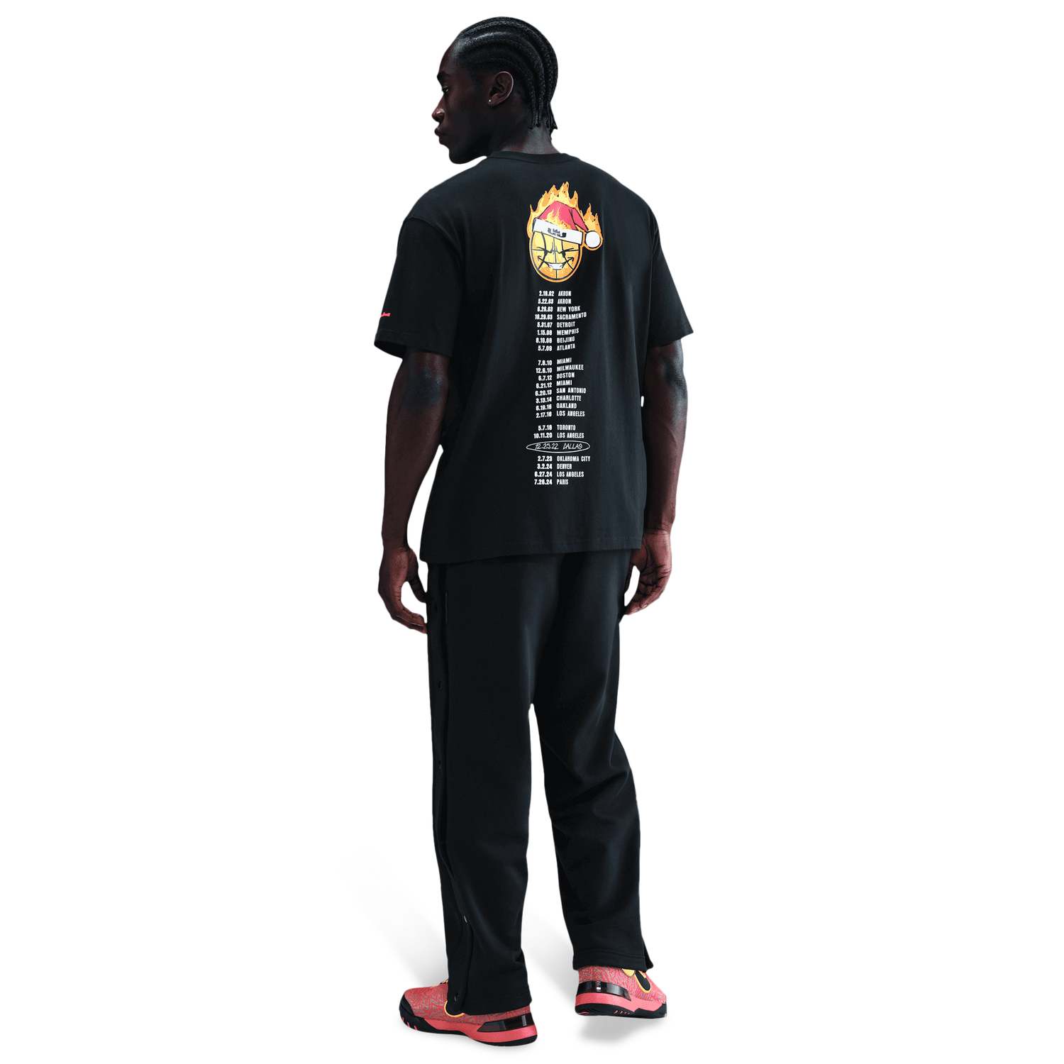 Nike Lebron M90 T-Shirt - Men's - Black/Multi