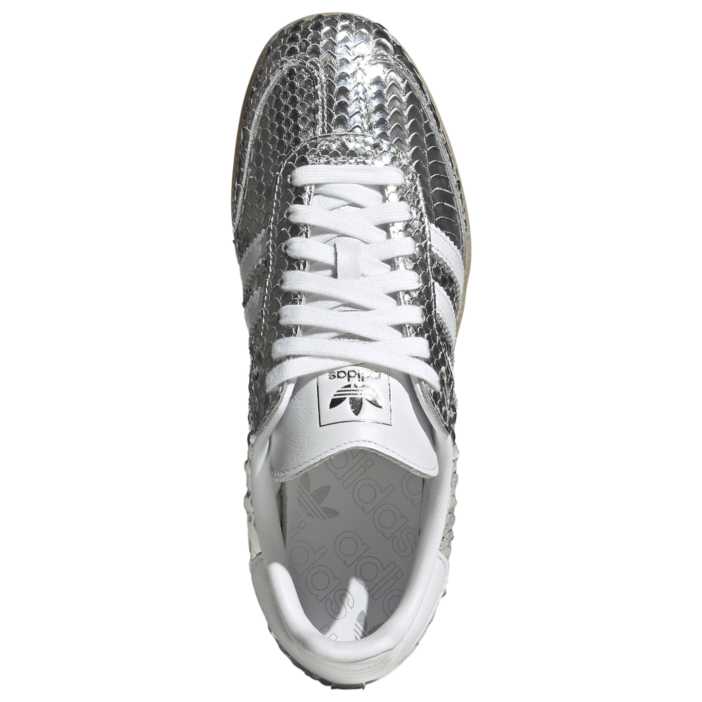 adidas Originals Samba OG - Women's - Footwear White/Gum 3/Silver Metallic