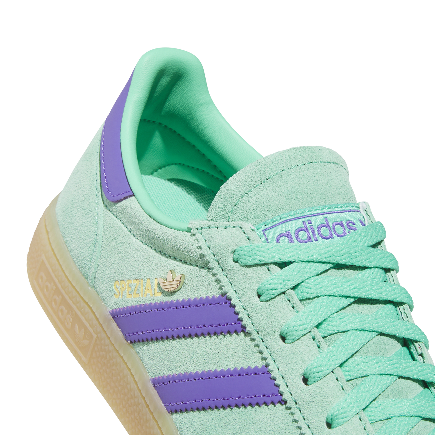 adidas Originals Handball Spezial - Women's - Hi Res Green/Purple Rush/Gold Met