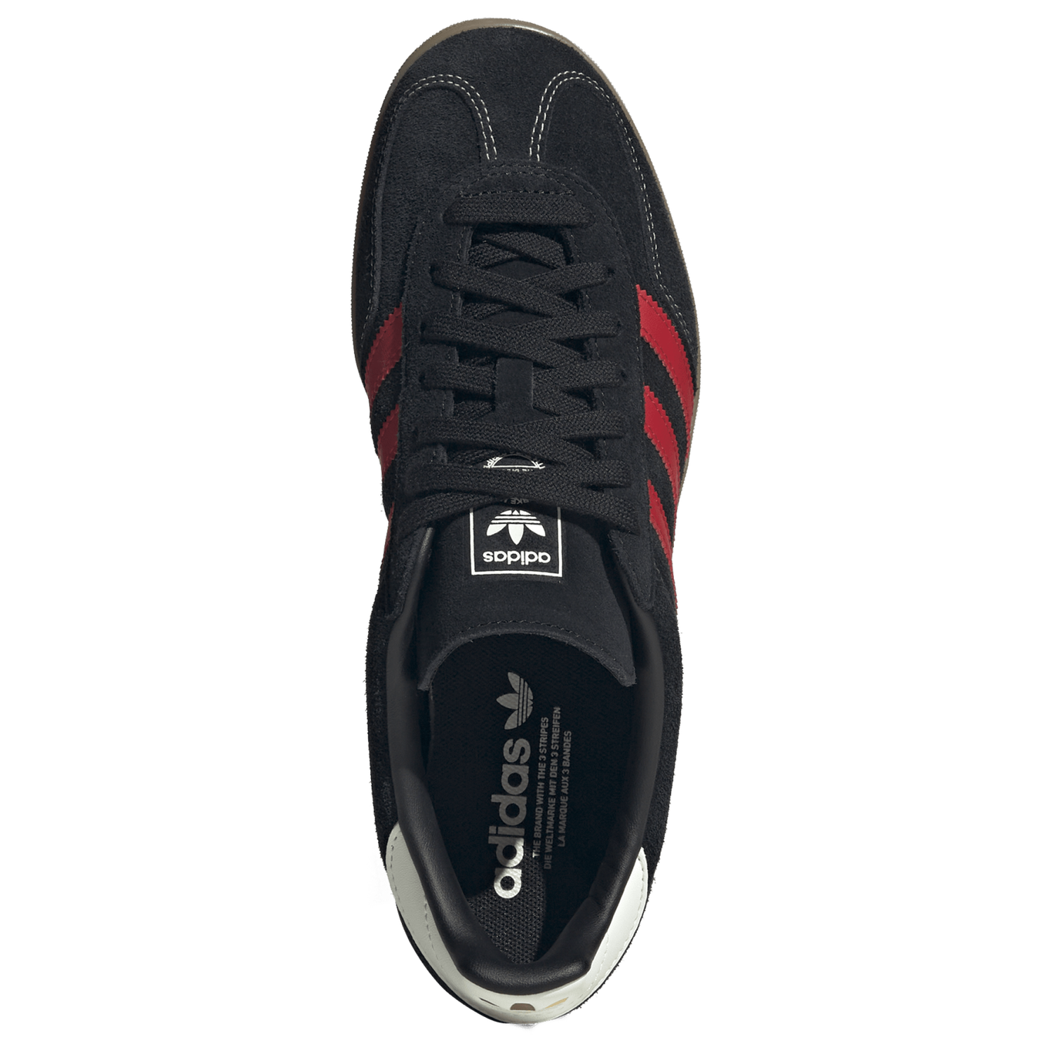 adidas Originals Gazelle - Men's - Core Black/Gum/Better Scarlet