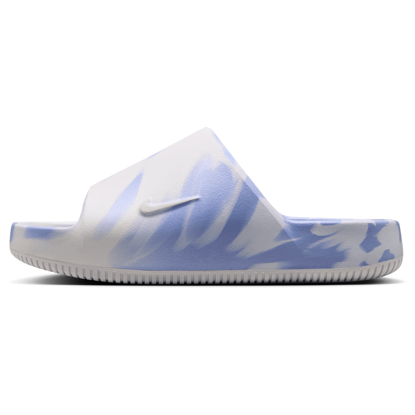 Nike Calm Slides 2.0 - Women's - Summit White/Aluminum/Football Grey
