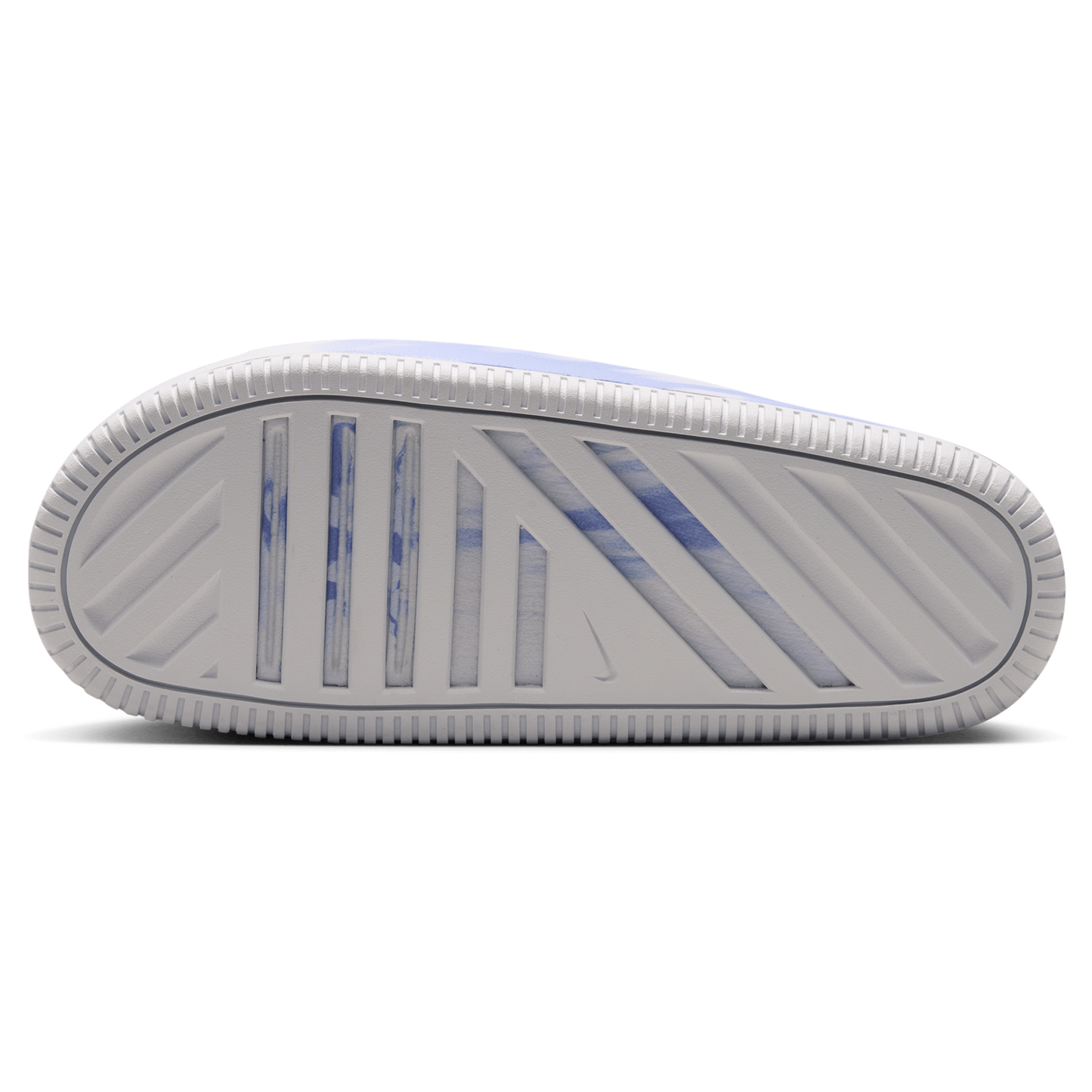 Nike Calm Slides 2.0 - Women's - Summit White/Aluminum/Football Grey