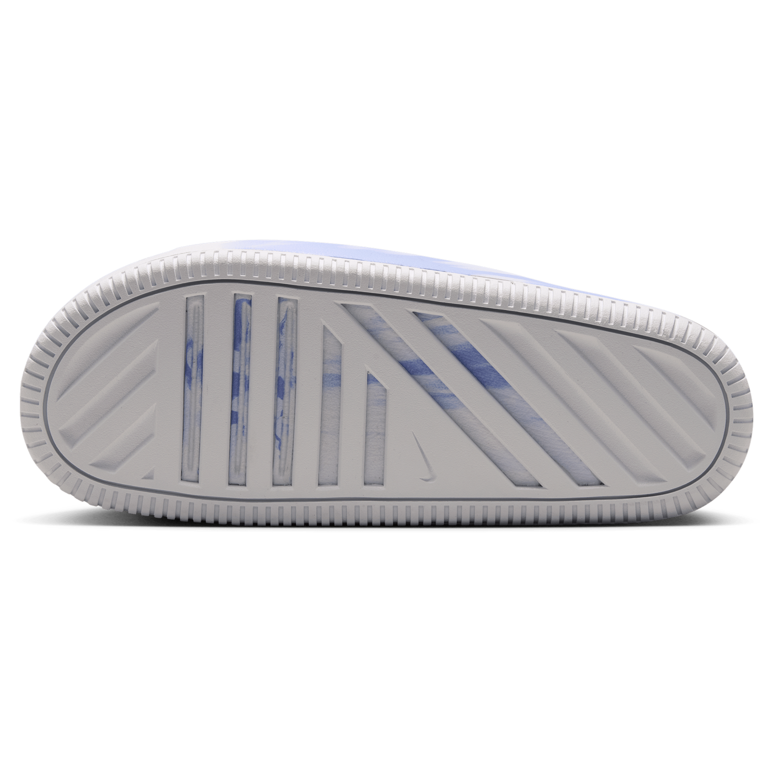 Nike Calm Slides 2.0 - Women's - Summit White/Aluminum/Football Grey