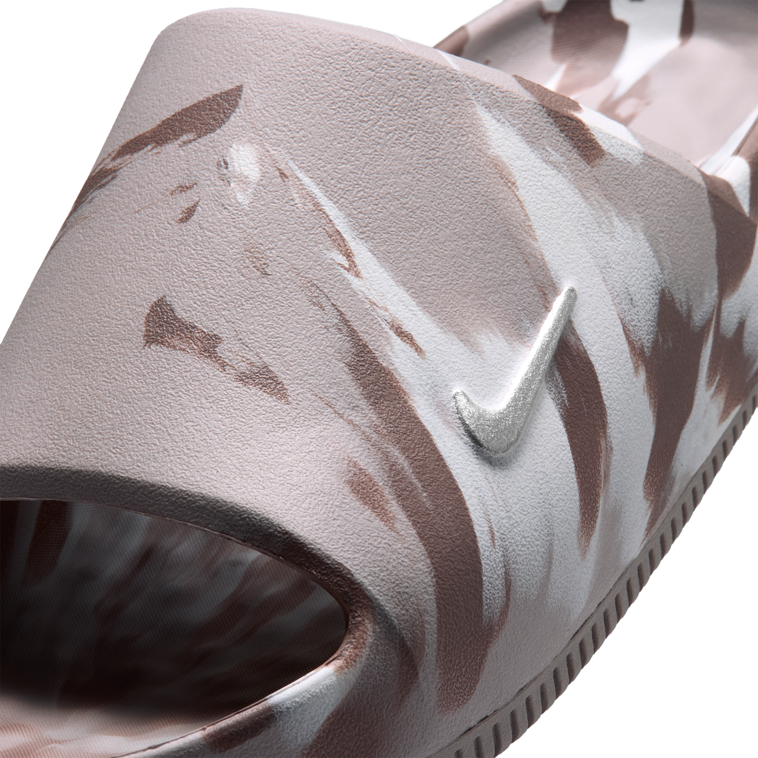 Nike Calm Slides 2.0 - Women's - Mink Brown/Sail/Moon Particle