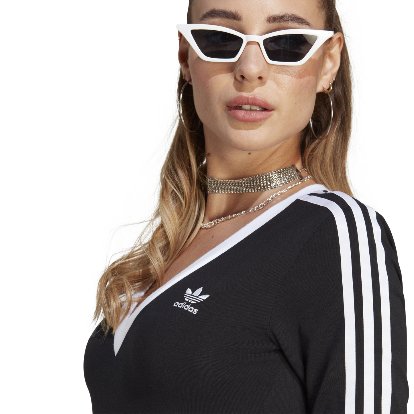 adidas Originals Maxi Dress - Women's - Black/White