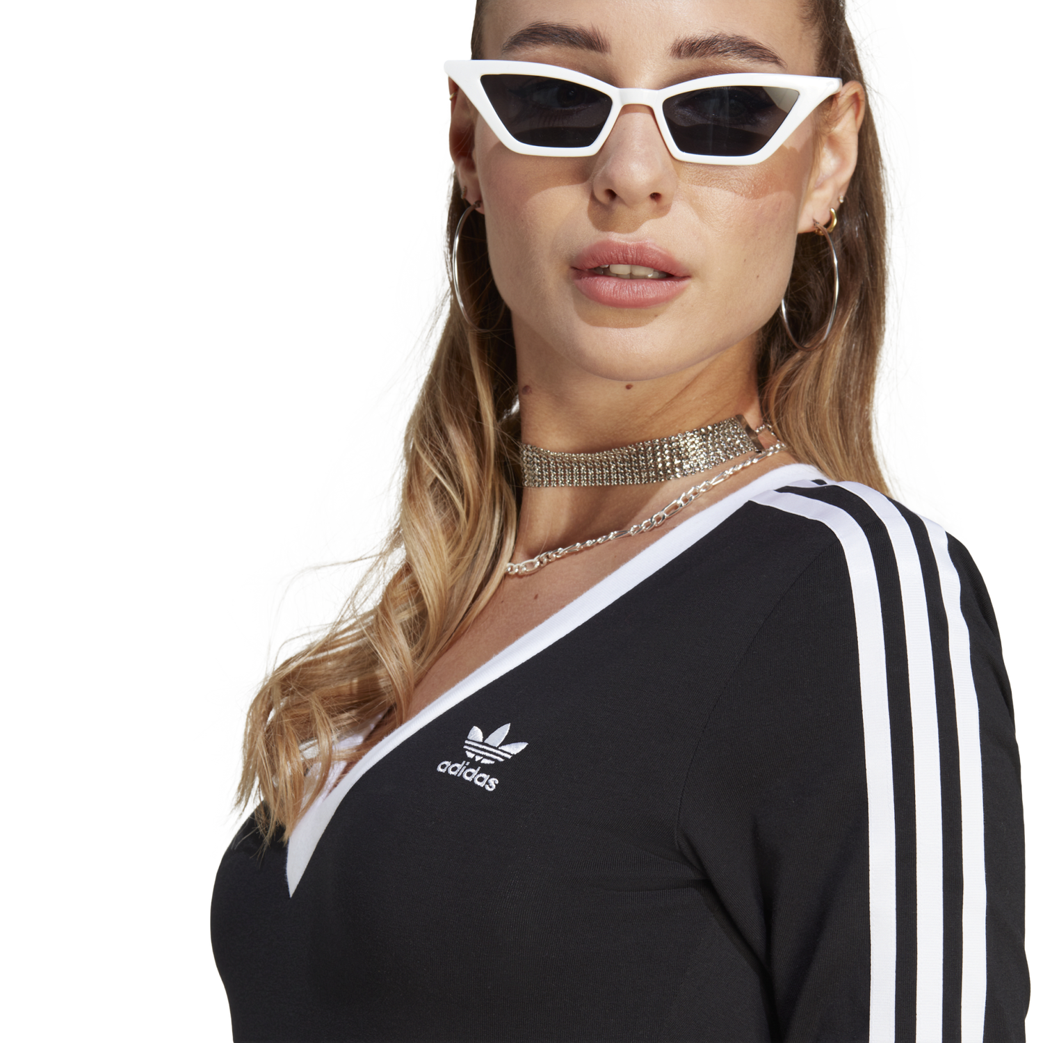 adidas Originals Maxi Dress - Women's - Black/White