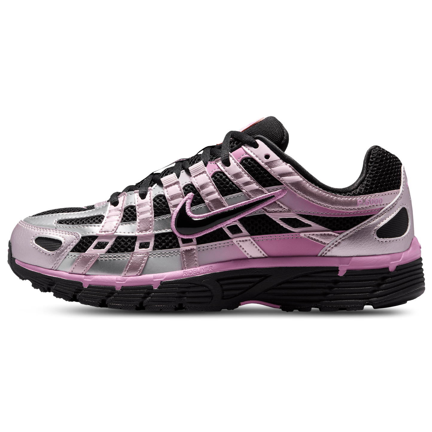 Nike P-6000 - Women's - Black/Black/Pink Foam