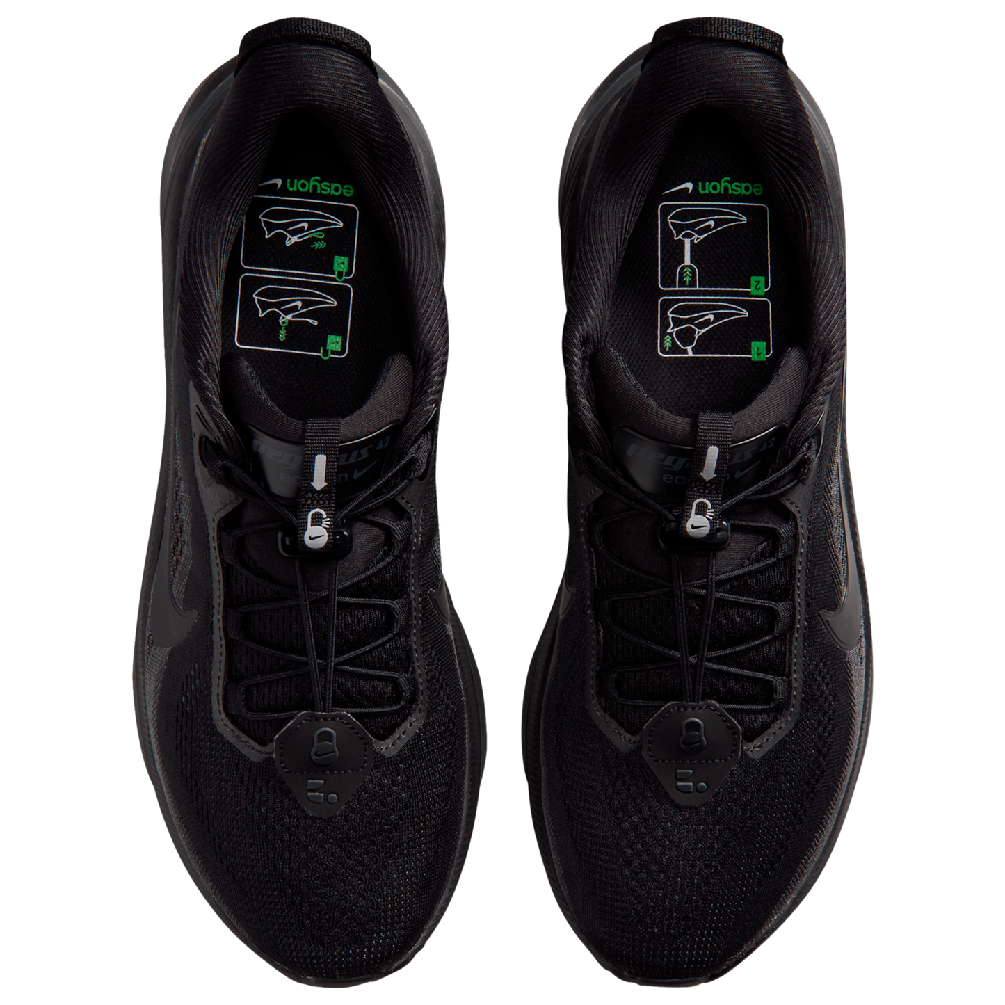 Nike Pegasus 42 Easyon - Men's - Black/Black/Anthracite