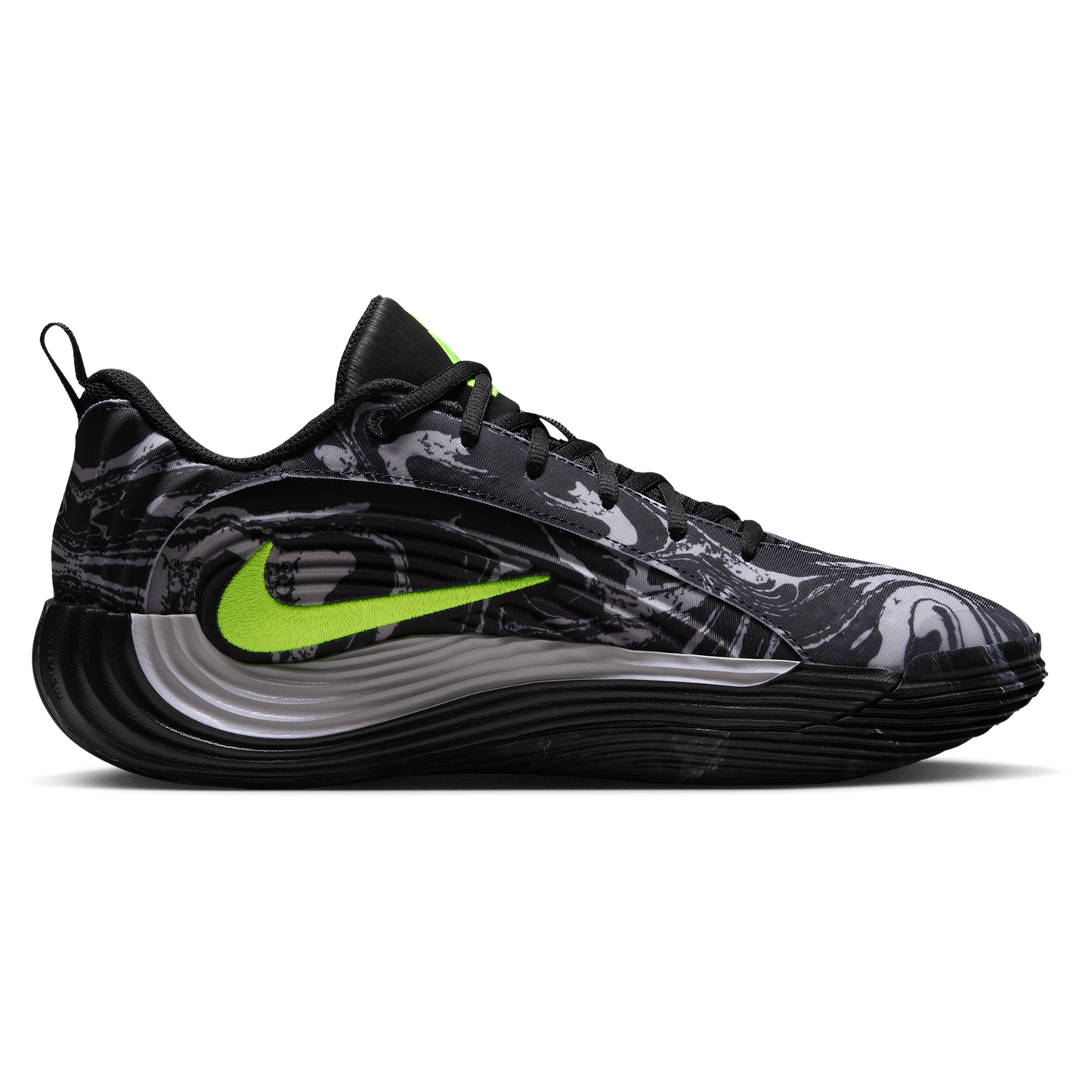 Nike Giannis Immortality 5 - Men's - Black/Volt/Light Smoke Grey