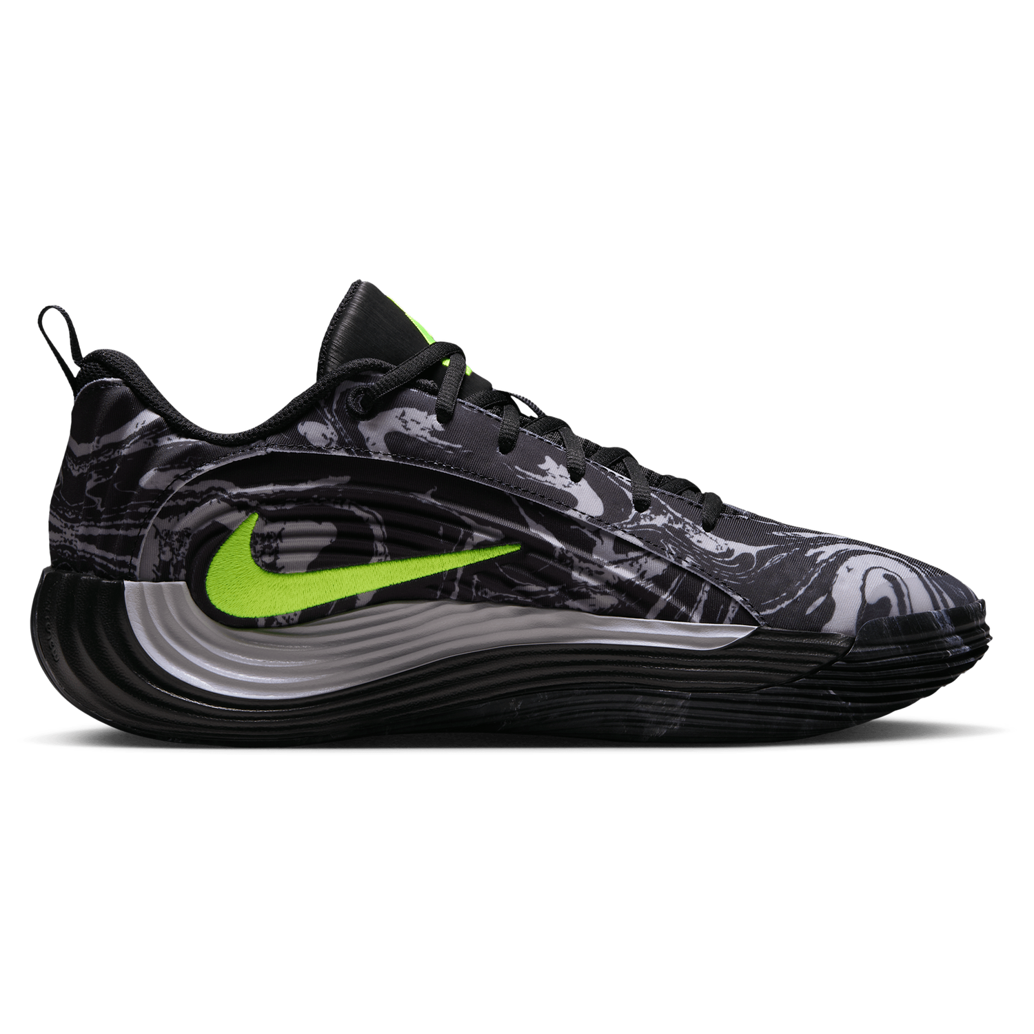 Nike Giannis Immortality 5 - Men's - Black/Volt/Light Smoke Grey