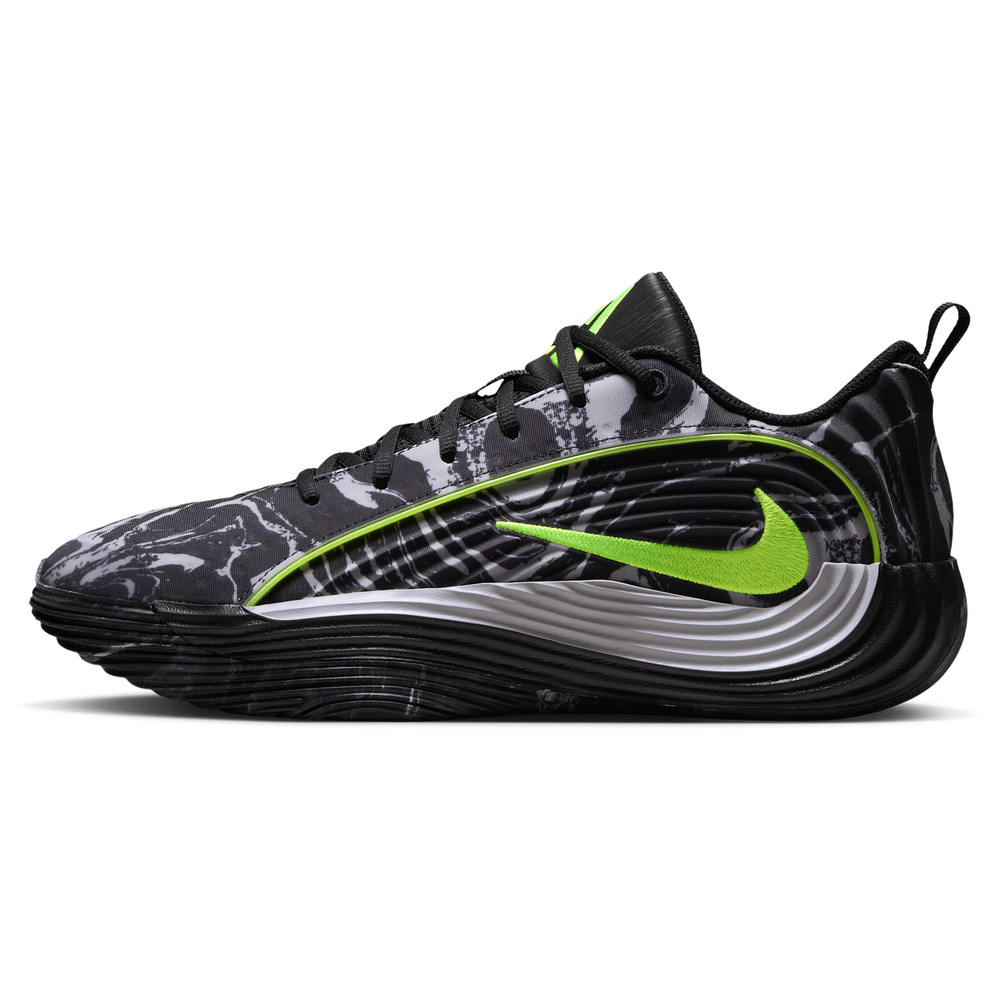 Nike Giannis Immortality 5 - Men's - Black/Volt/Light Smoke Grey