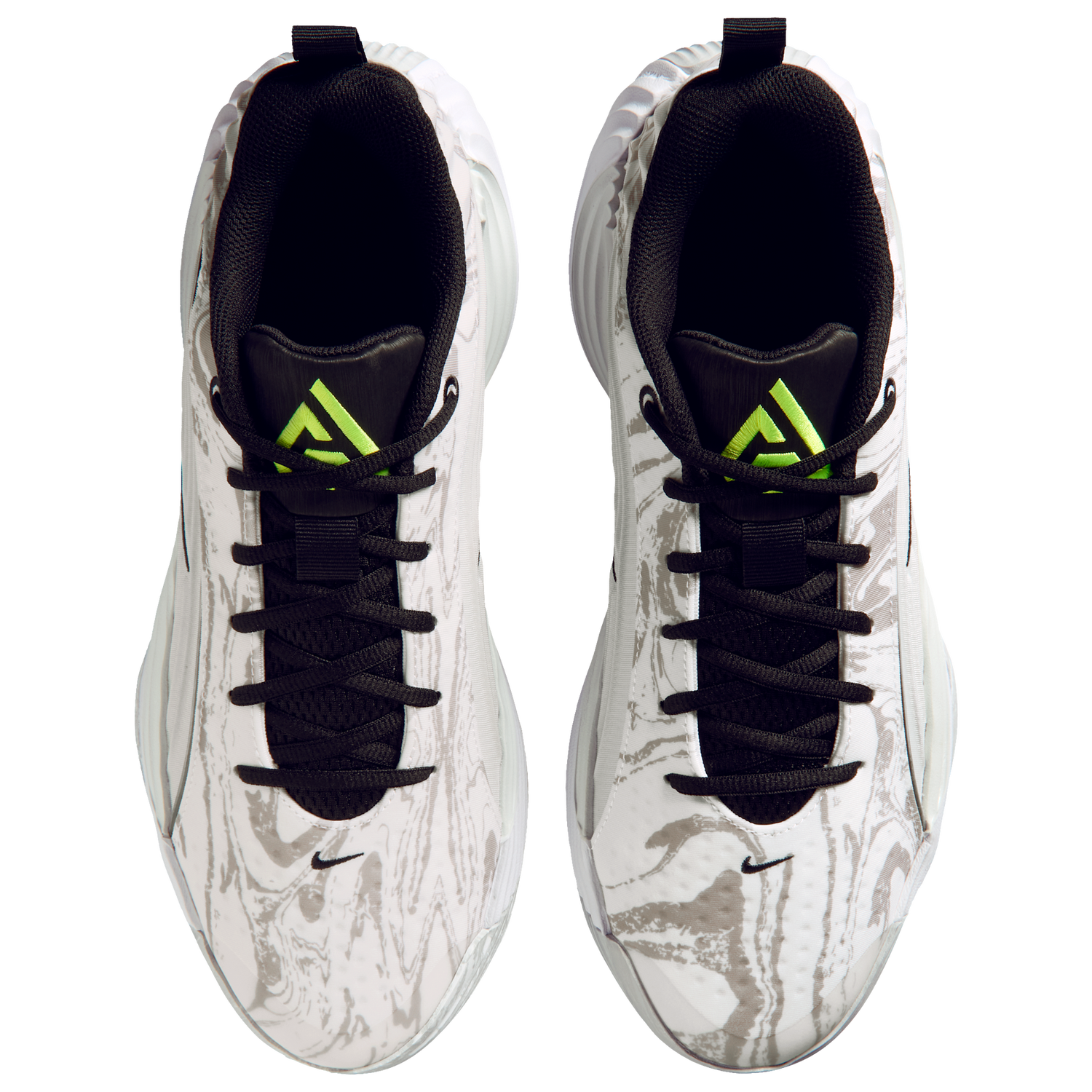 Nike Giannis Immortality 5 - Men's - White/Metallic Silver/Off White