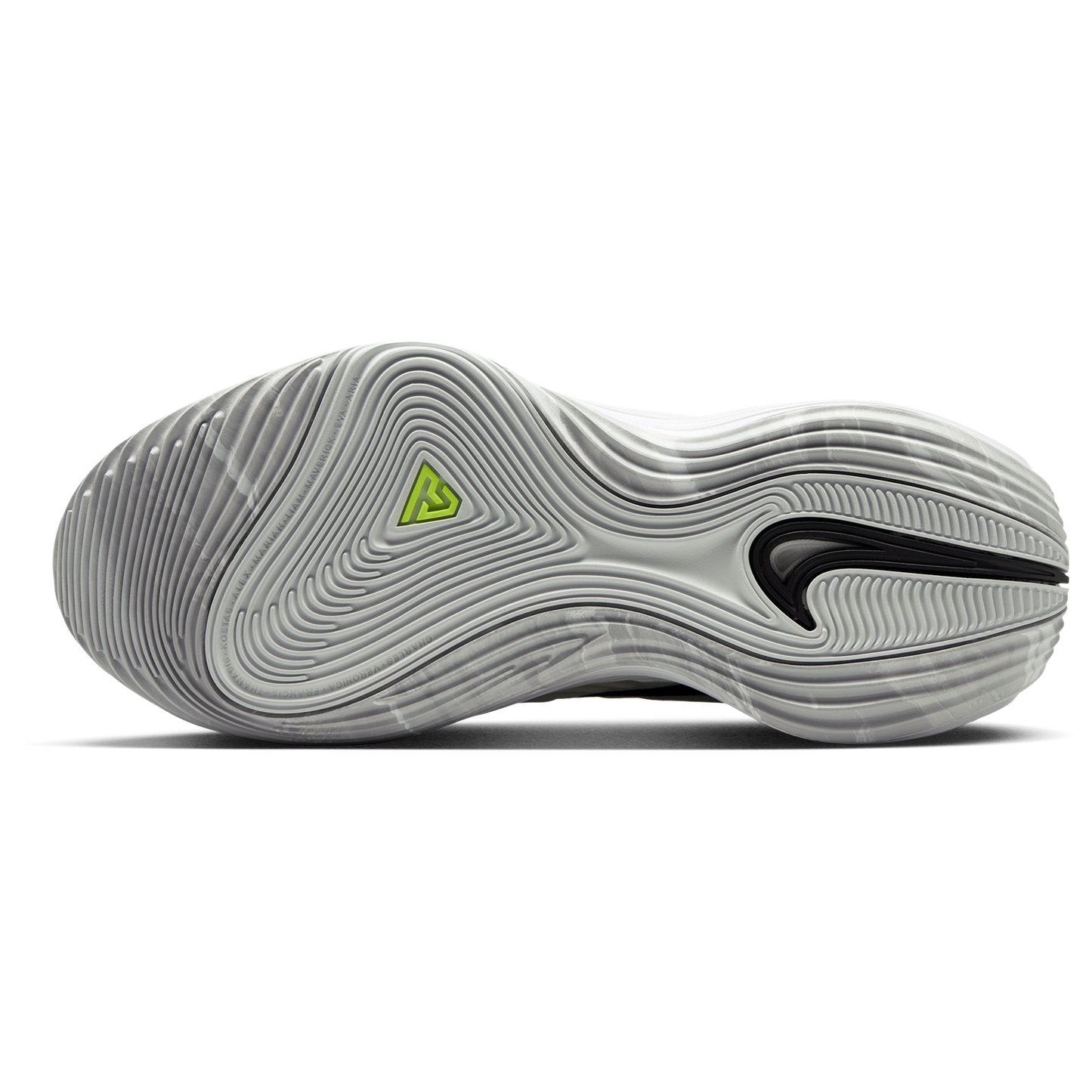Nike Giannis Immortality 5 - Men's - White/Metallic Silver/Off White