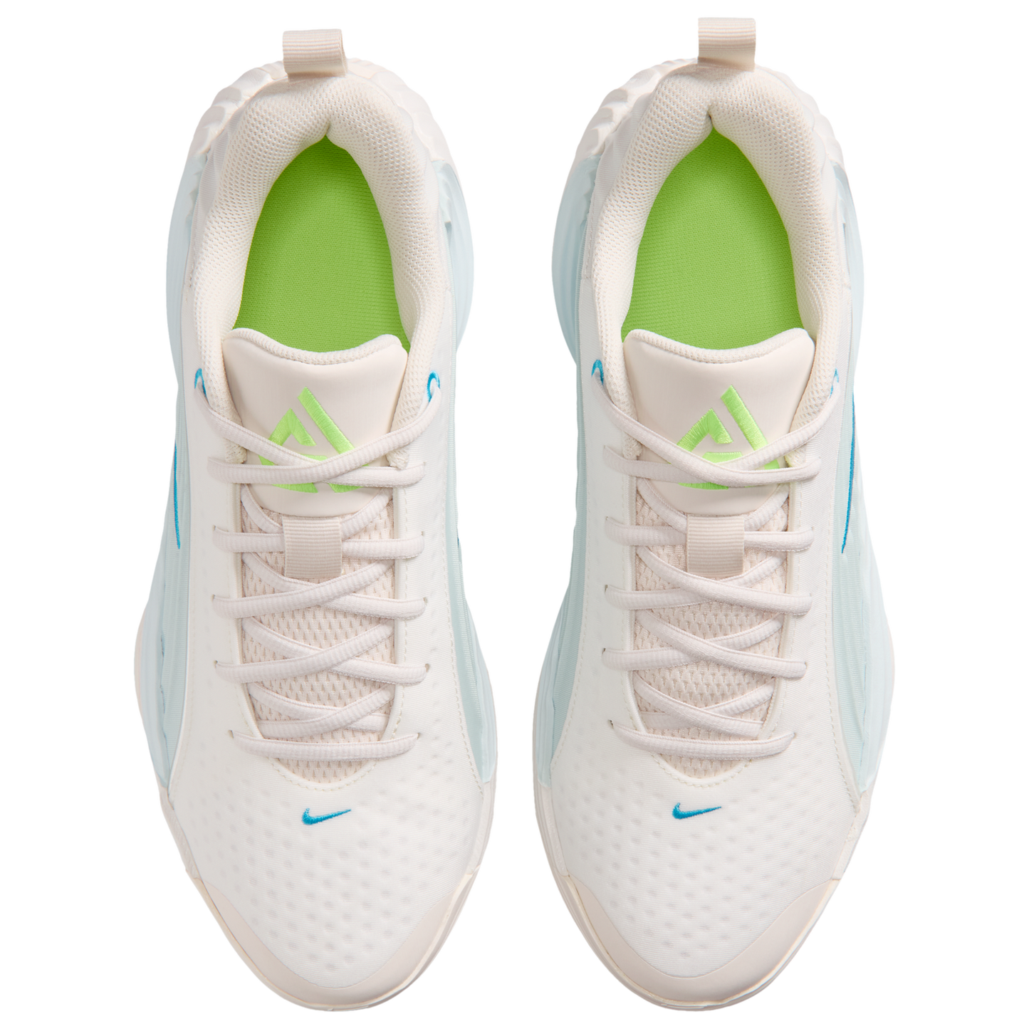 Nike Giannis Immortality 5 - Men's - Sail/Light Current Blue/Glacier Blue