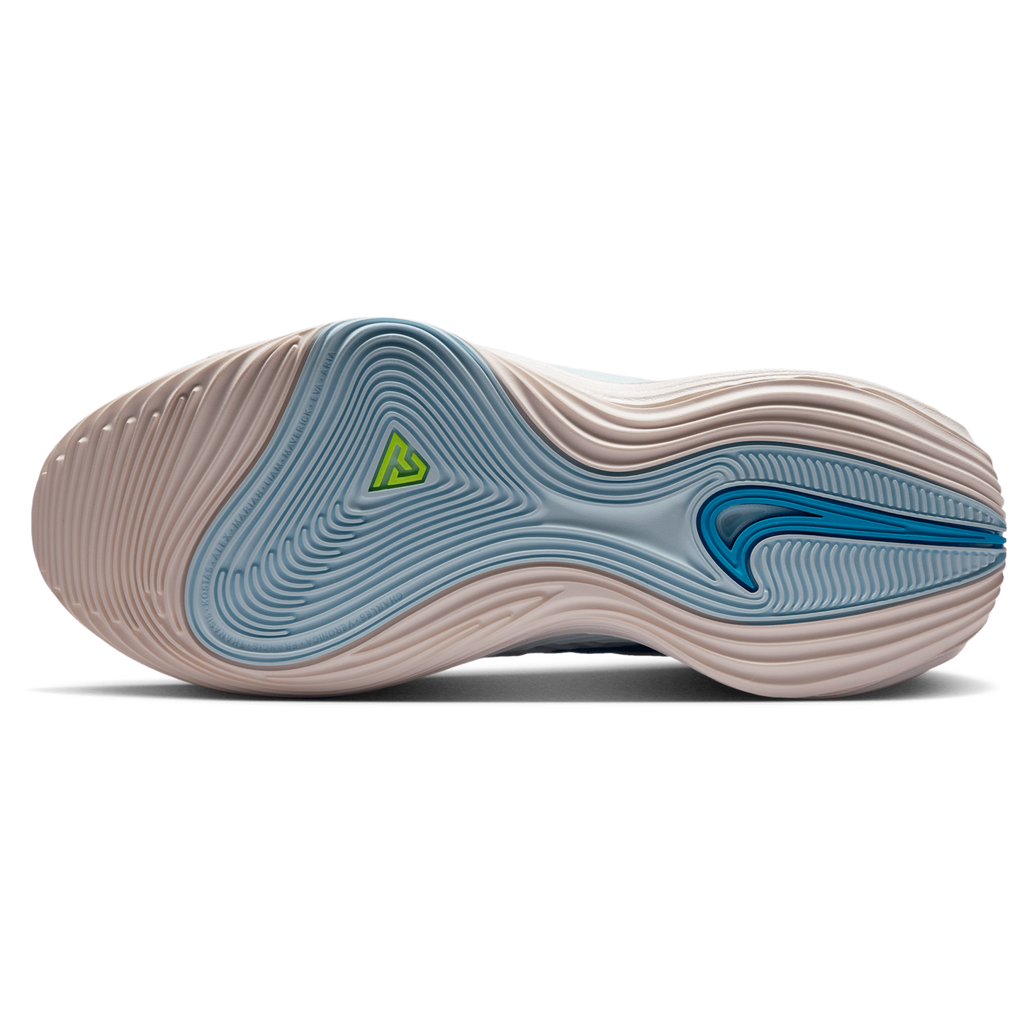 Nike Giannis Immortality 5 - Men's - Sail/Light Current Blue/Glacier Blue