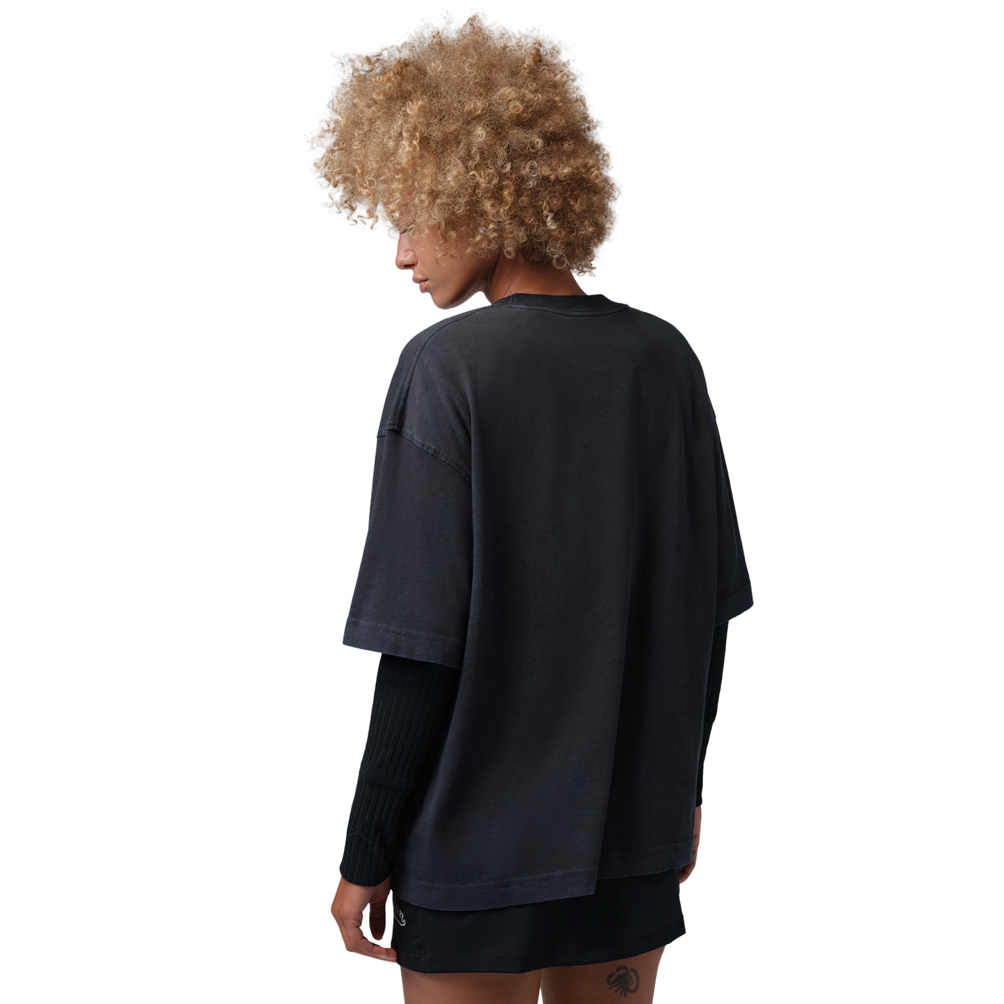 Jordan Brooklyn GF GFX Tee - Women's - Off Noir