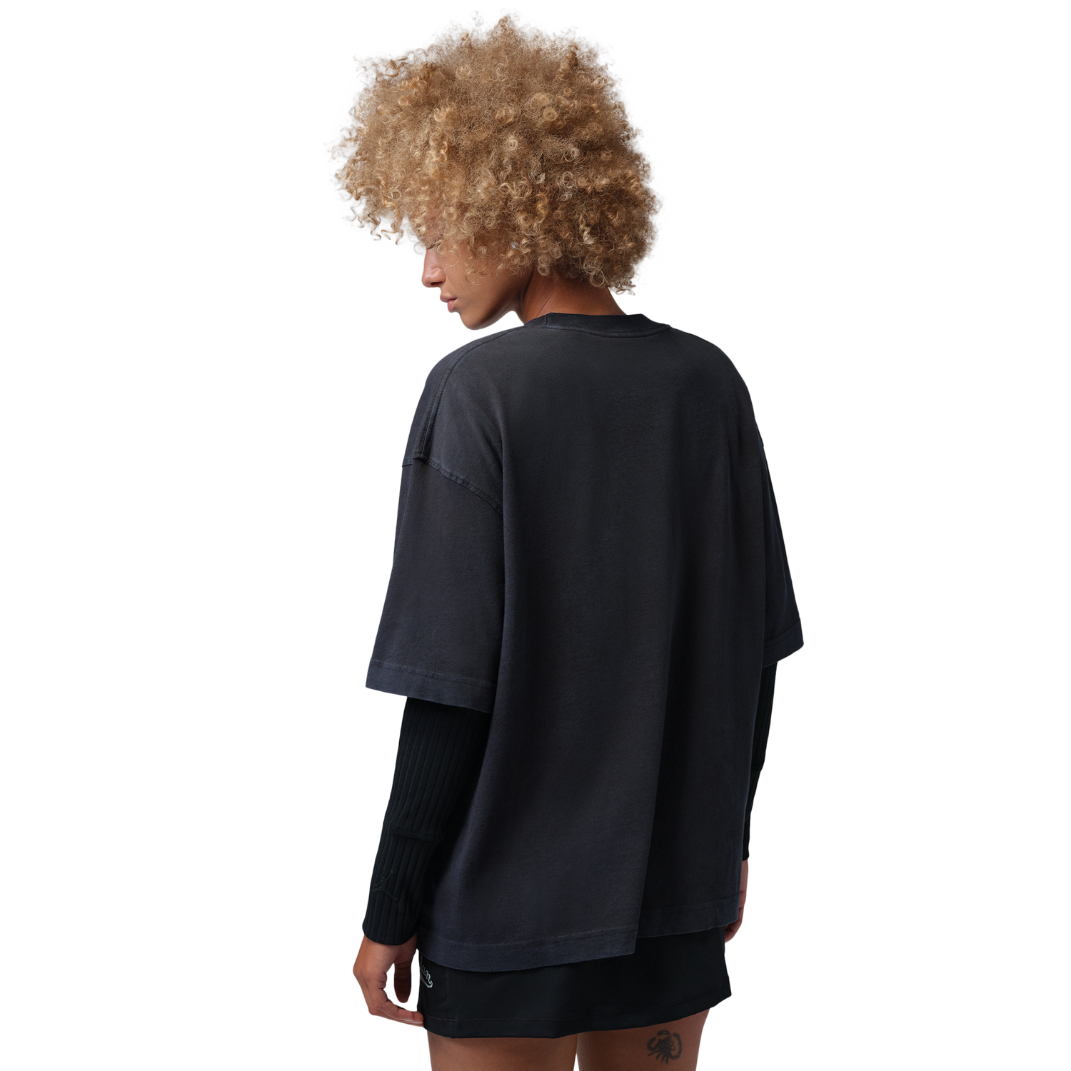 Jordan Brooklyn GF GFX Tee - Women's - Off Noir