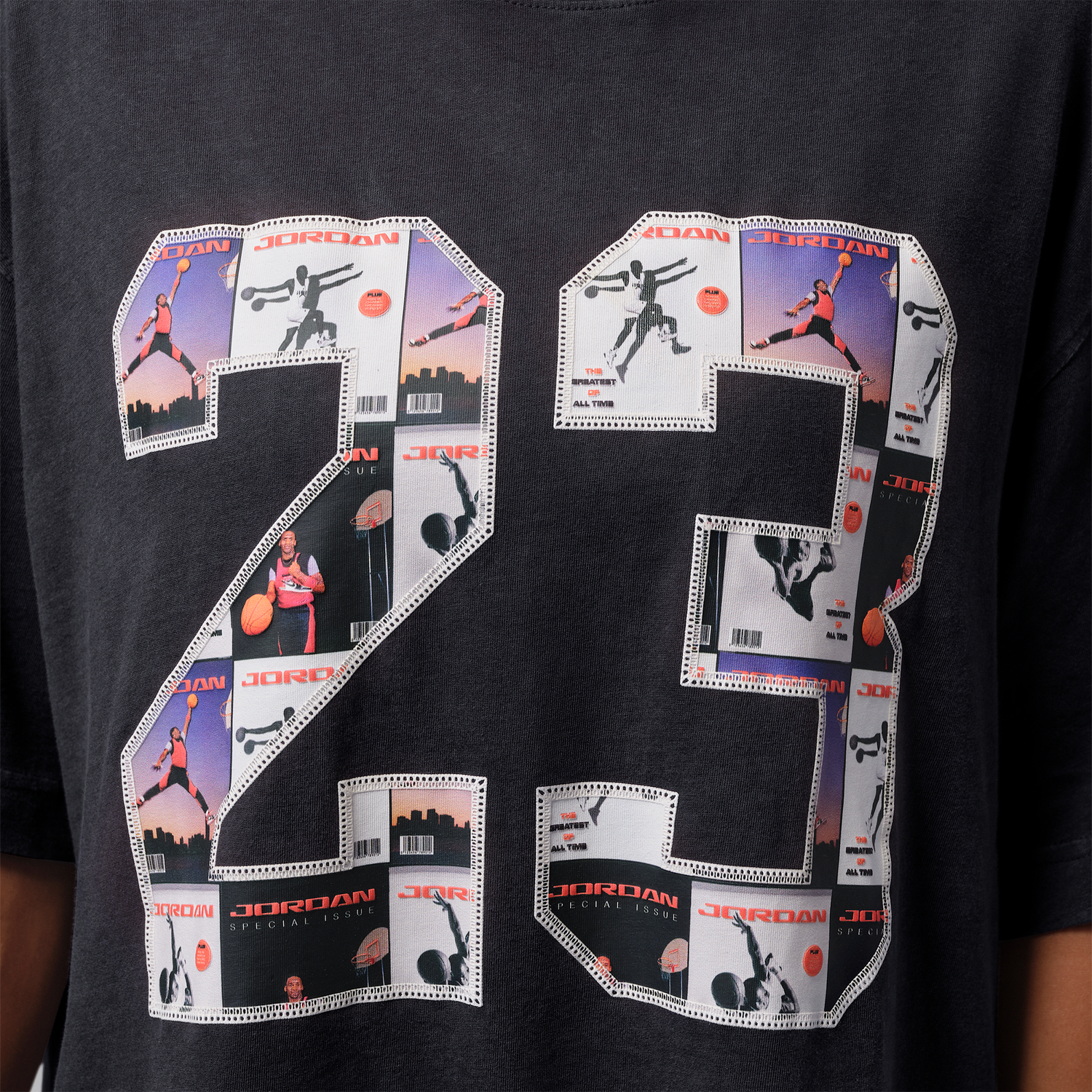 Jordan Brooklyn GF GFX Tee - Women's - Off Noir
