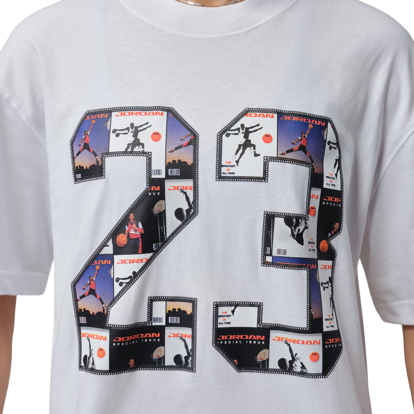 Jordan Brooklyn GF GFX Tee - Women's - White